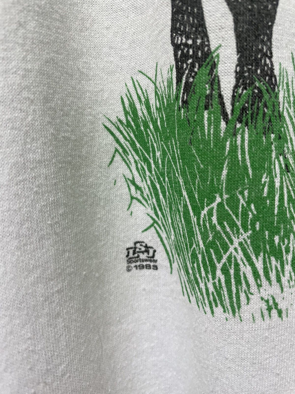 Vintage Vintage 80s Cow Face Shirt Animal Jerzees Size US L / EU 52-54 / 3 - 7 Thumbnail