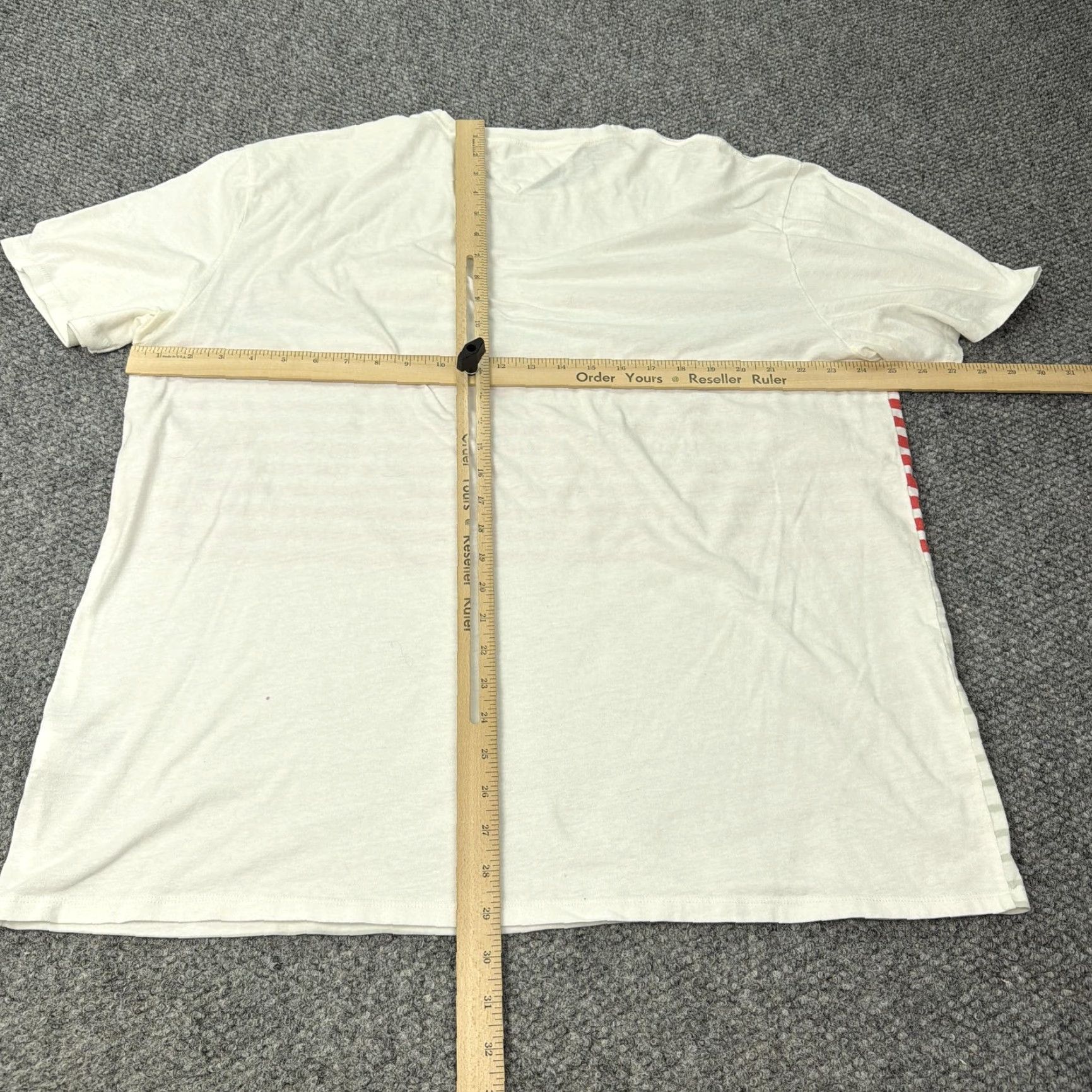 Tommy Hilfiger Vtg Tommy Hilfiger Shirt Mens 2XL White Red Blue Striped Pocket Tee Casual Y2K Size US XXL / EU 58 / 5 - 7 Thumbnail