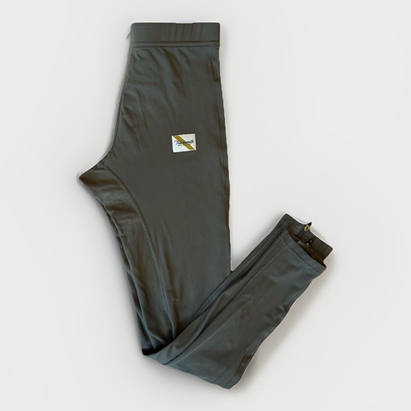 Tracksmith New England Tracksmith Allston Tights Mens Medium Green Lightweight Size US 26 / EU 42 - 1 Thumbnail