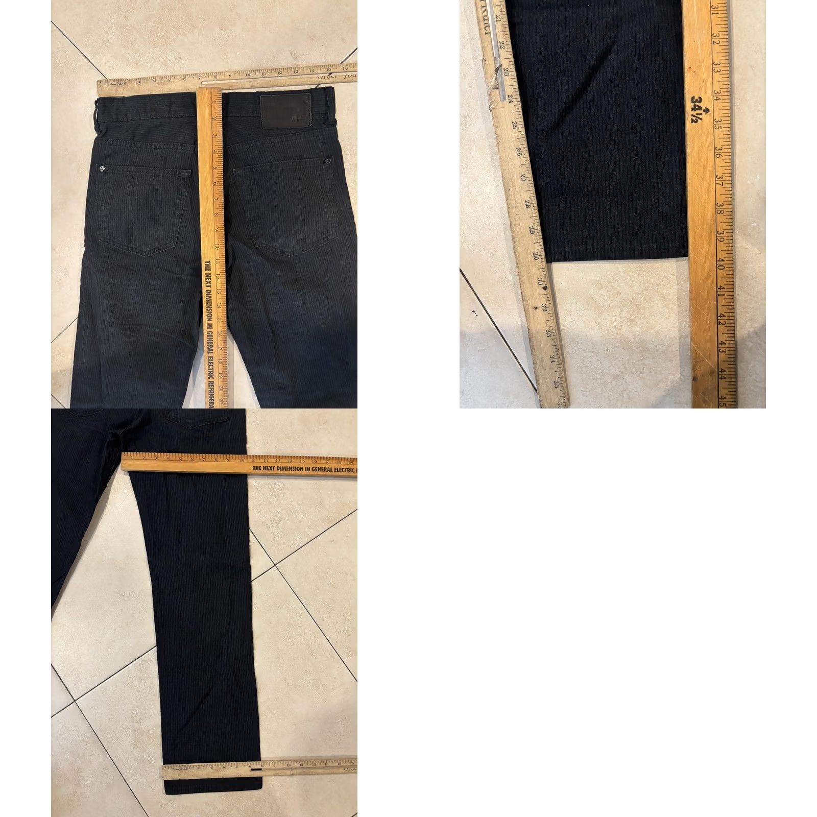 Hugo Boss BOSS Hugo Boss Pants Mens 30x34 Gray Corduroy Chino Kansas-10 5 Pocket Straight Size US 30 / EU 46 - 8 Thumbnail