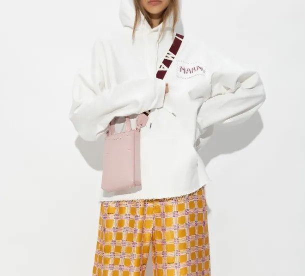 Marni o1w1db10824 Hoodie in White Size XS / US 0-2 / IT 36-38 - 2 Thumbnail