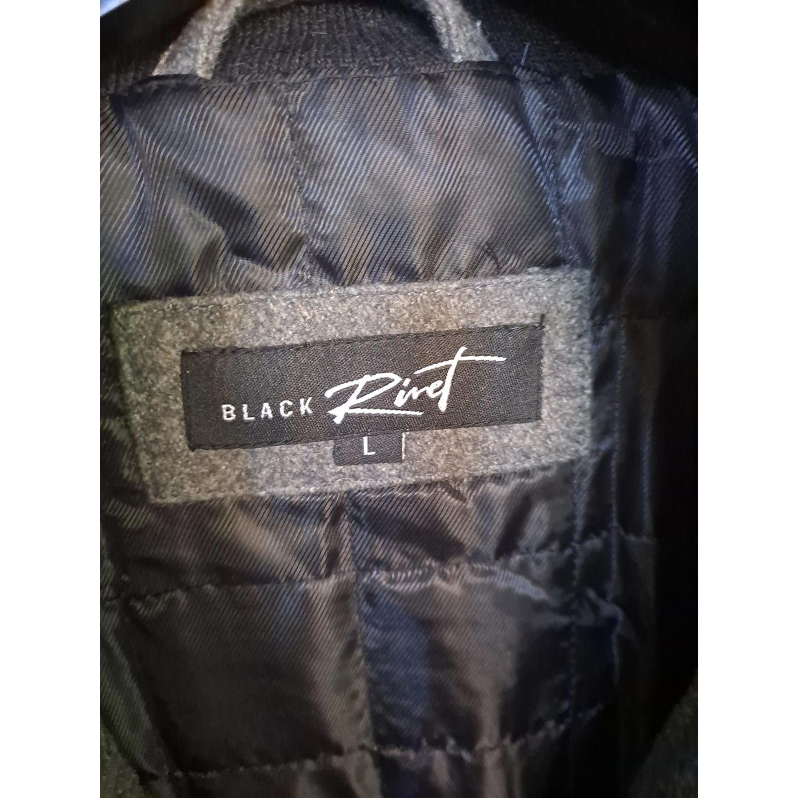 Black Rivet Black Rivet Gray Wool Blend Bomber Jacket Size Large Size US L / EU 52-54 / 3 - 3 Thumbnail
