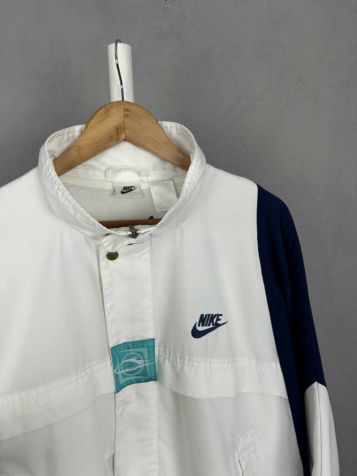 Vintage Vintage Nike 90s Challenge Court White Jacket Size US L / EU 52-54 / 3 - 8 Thumbnail