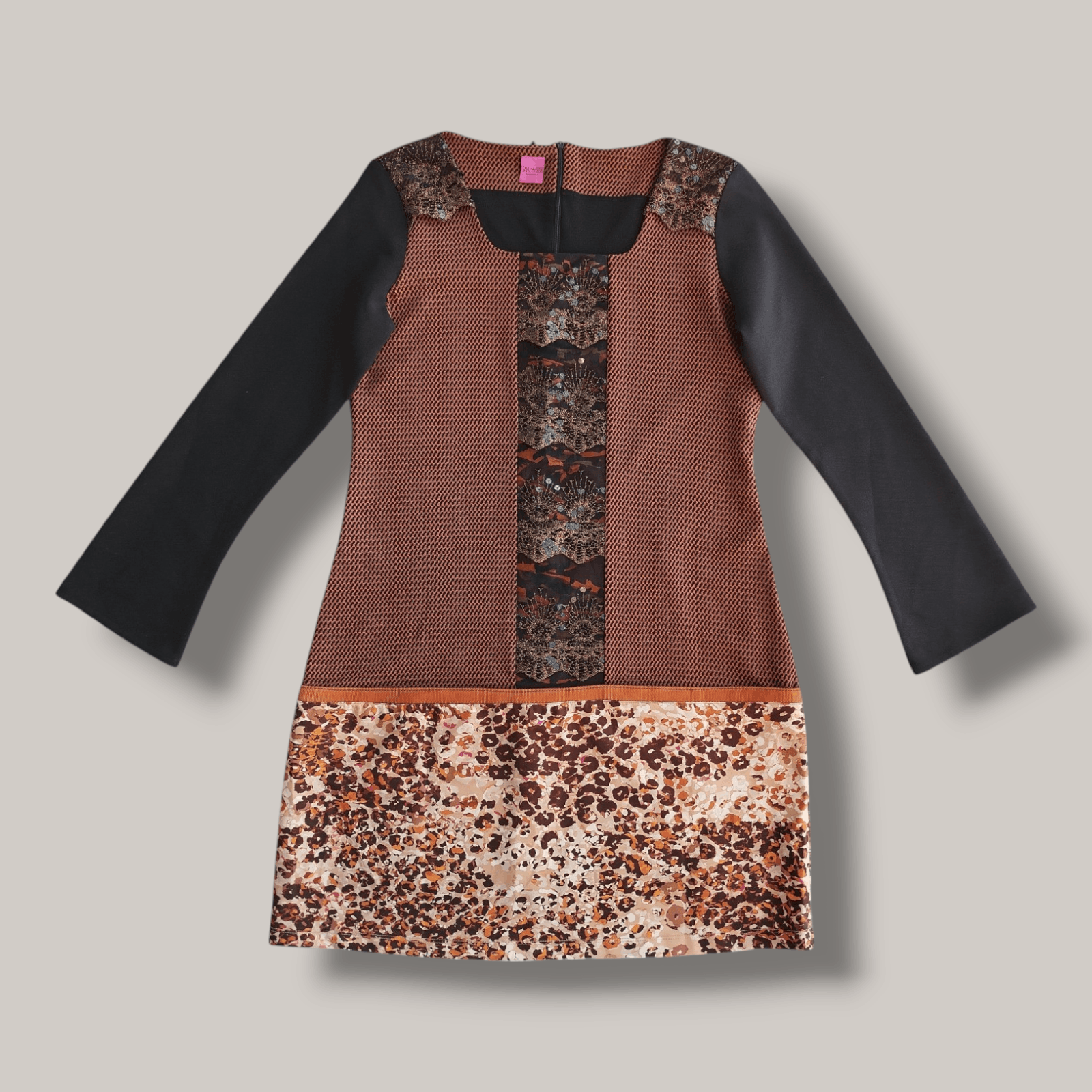 Jean Paul Gaultier Save The Queen Dress Long Sleeve Patched Lined Zip Size XXL Size XXL / US 16-18 / IT 52-54 - 1 Thumbnail