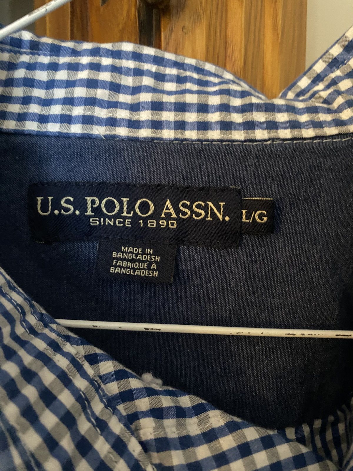 Ralph Lauren Polo by Ralph Lauren Men's Blue Checkered Shirt Size US L / EU 52-54 / 3 - 2 Thumbnail