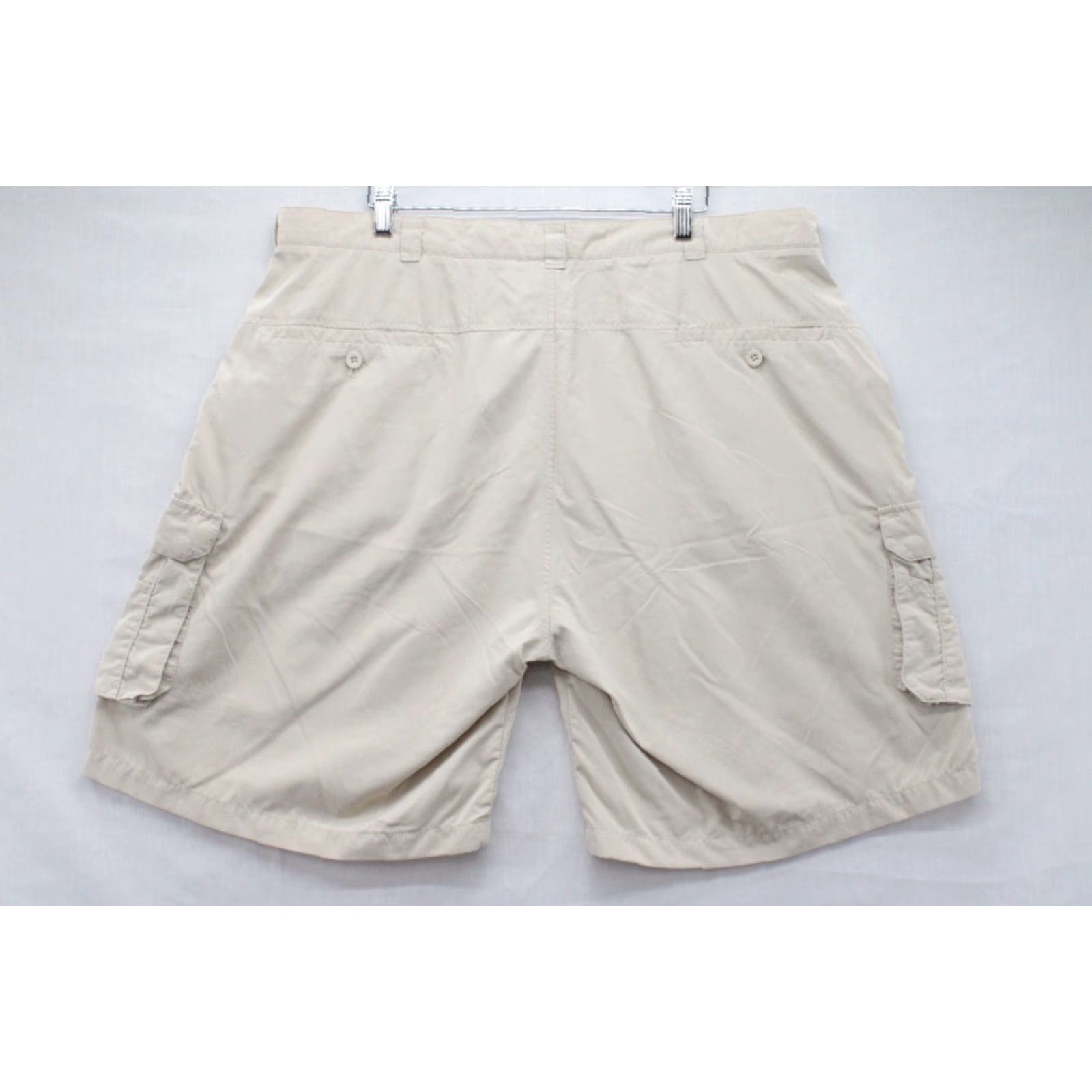 Under Armour Under Armour Cargo Shorts Mens 42 Rip Stop Nylon Khaki Tan Snap Flap Pockets Size US 42 / EU 58 - 6 Thumbnail