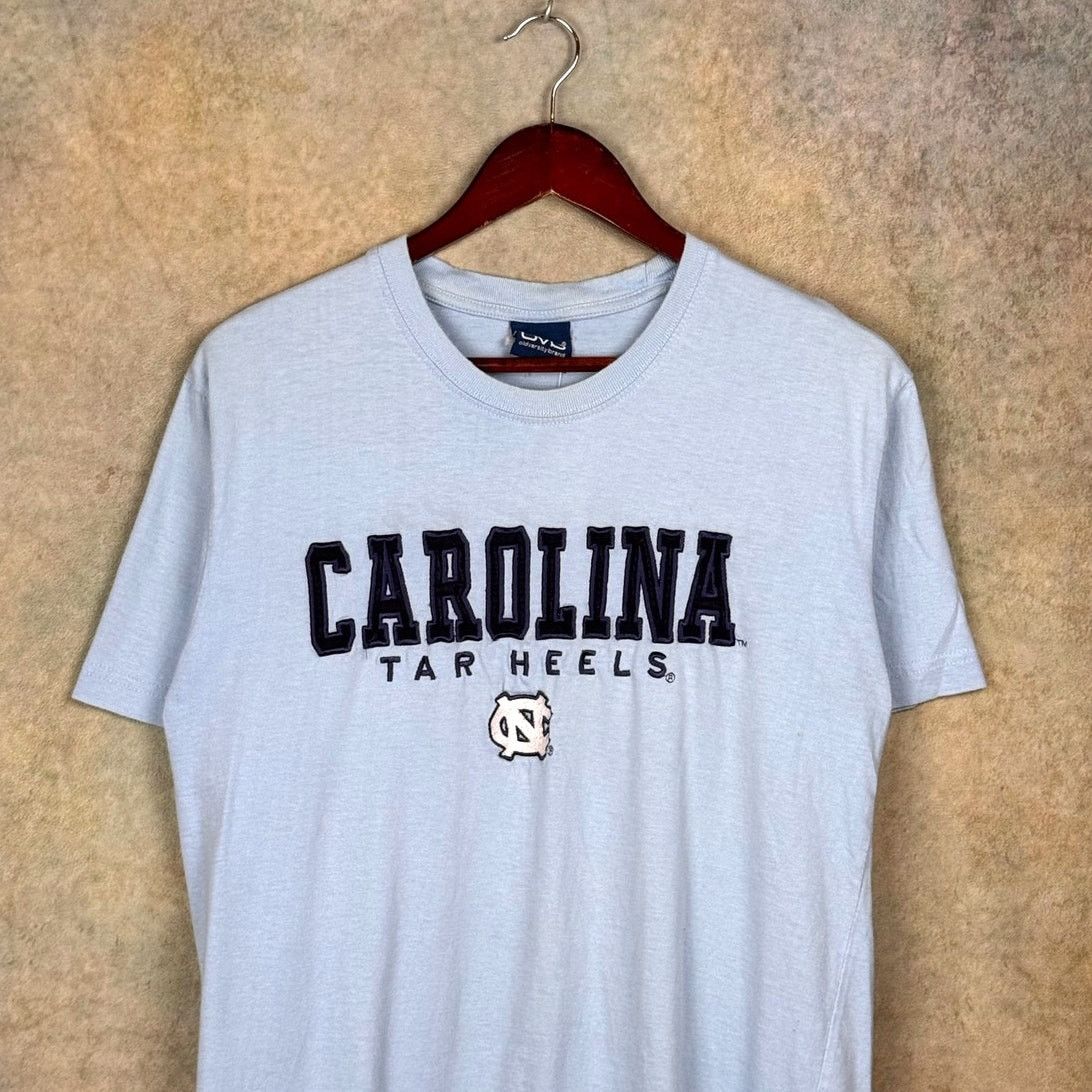 Vintage VTG 90s Carolina Tar Heels T Shirt Sz M UNC College Blue Size US M / EU 48-50 / 2 - 1 Thumbnail