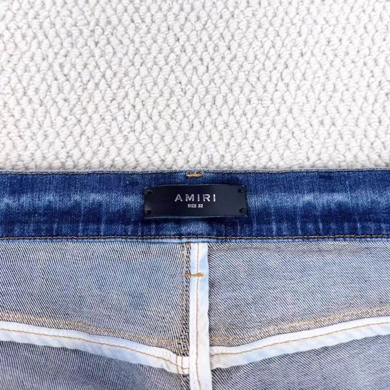 Amiri Amiri Natural Wash Vintage Small Damage Heavy Denim Pants 32 Size US 32 / EU 48 - 3 Thumbnail