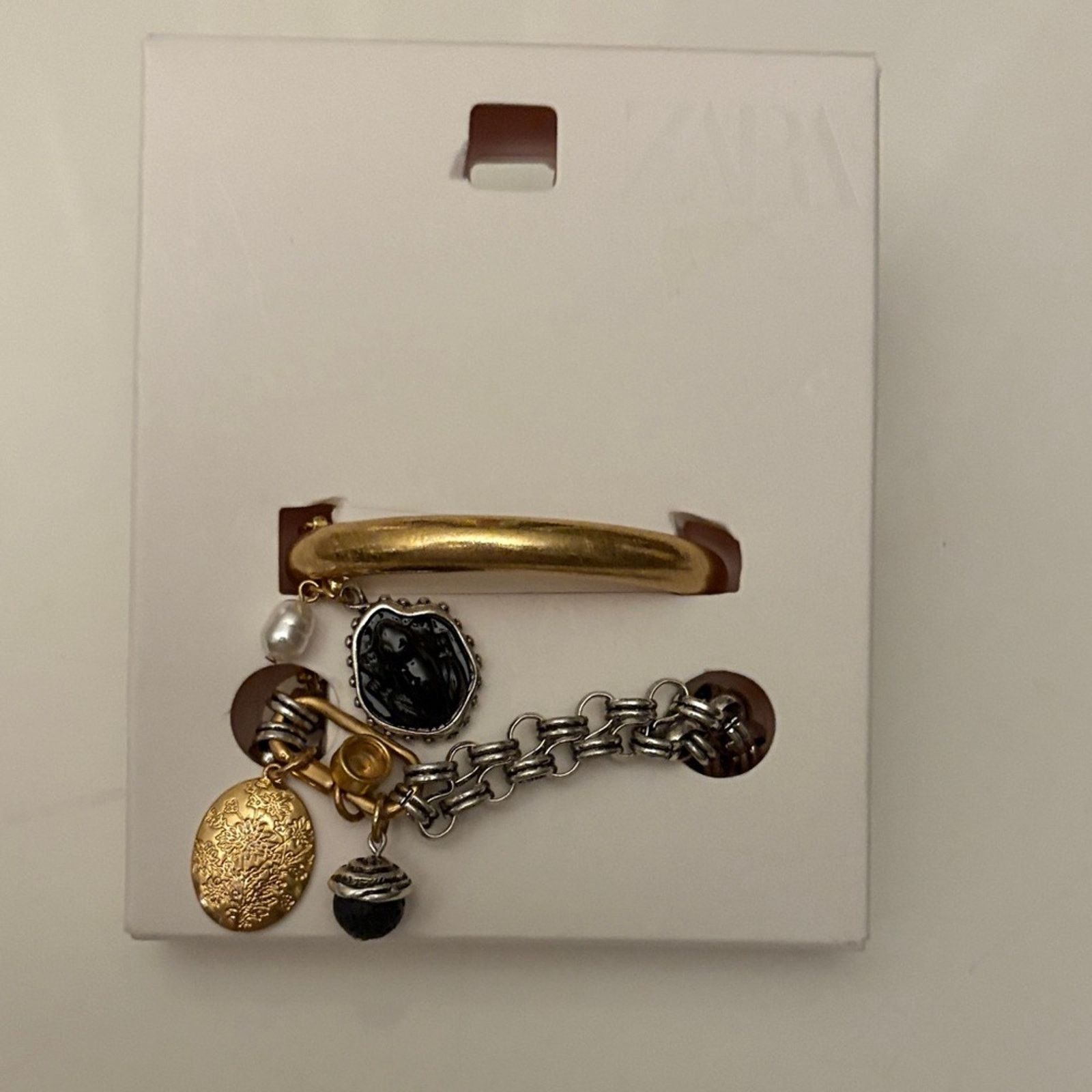 Zara Nwt- Zara- Two Pack of Medallion and Charm Bracelets- Size ONE SIZE - 3 Thumbnail