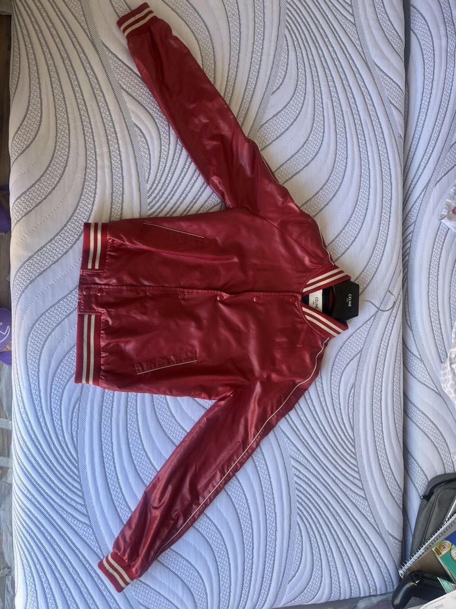 Celine Celine Teddy College in Lightweight Nylon Red Size US XS / EU 42 / 0 - 4 Thumbnail