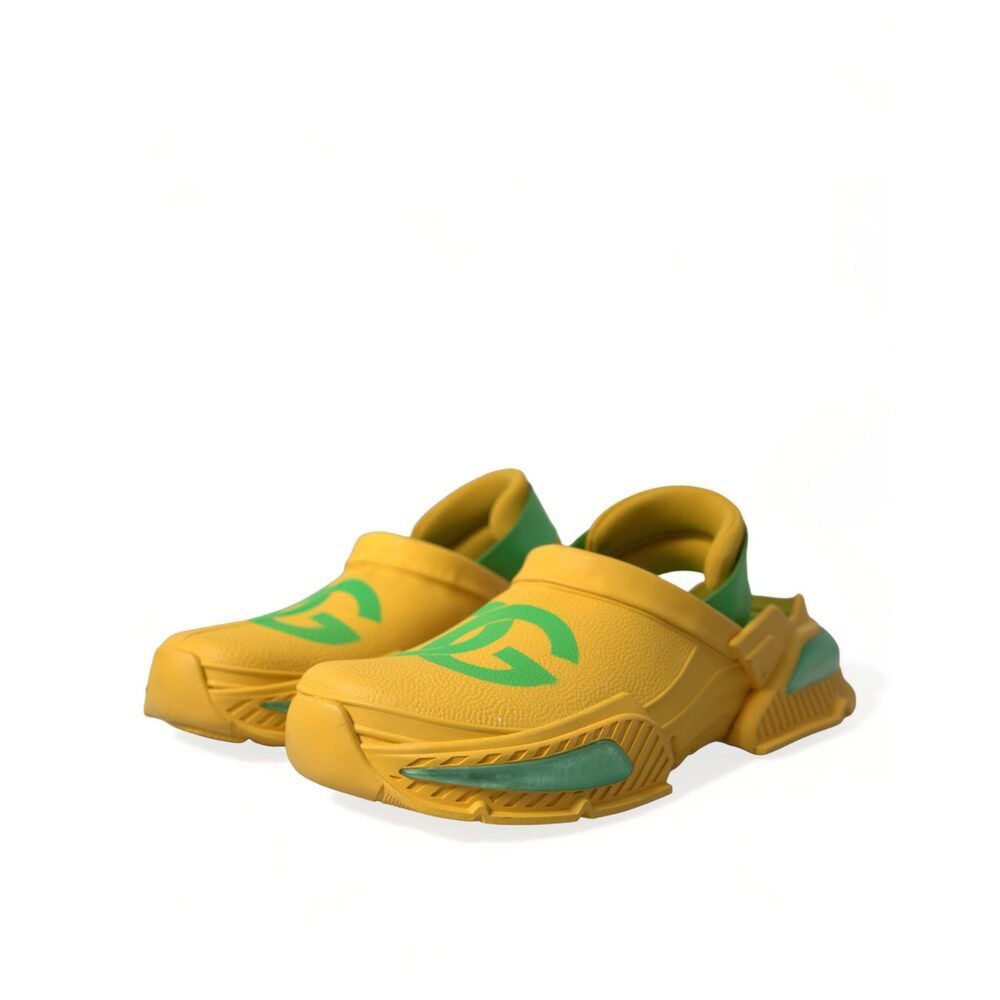 Dolce & Gabbana Dolce & Gabbana Chic Rubber Clogs Slippers in Lush Colors Size US 11 / EU 44 - 3 Thumbnail