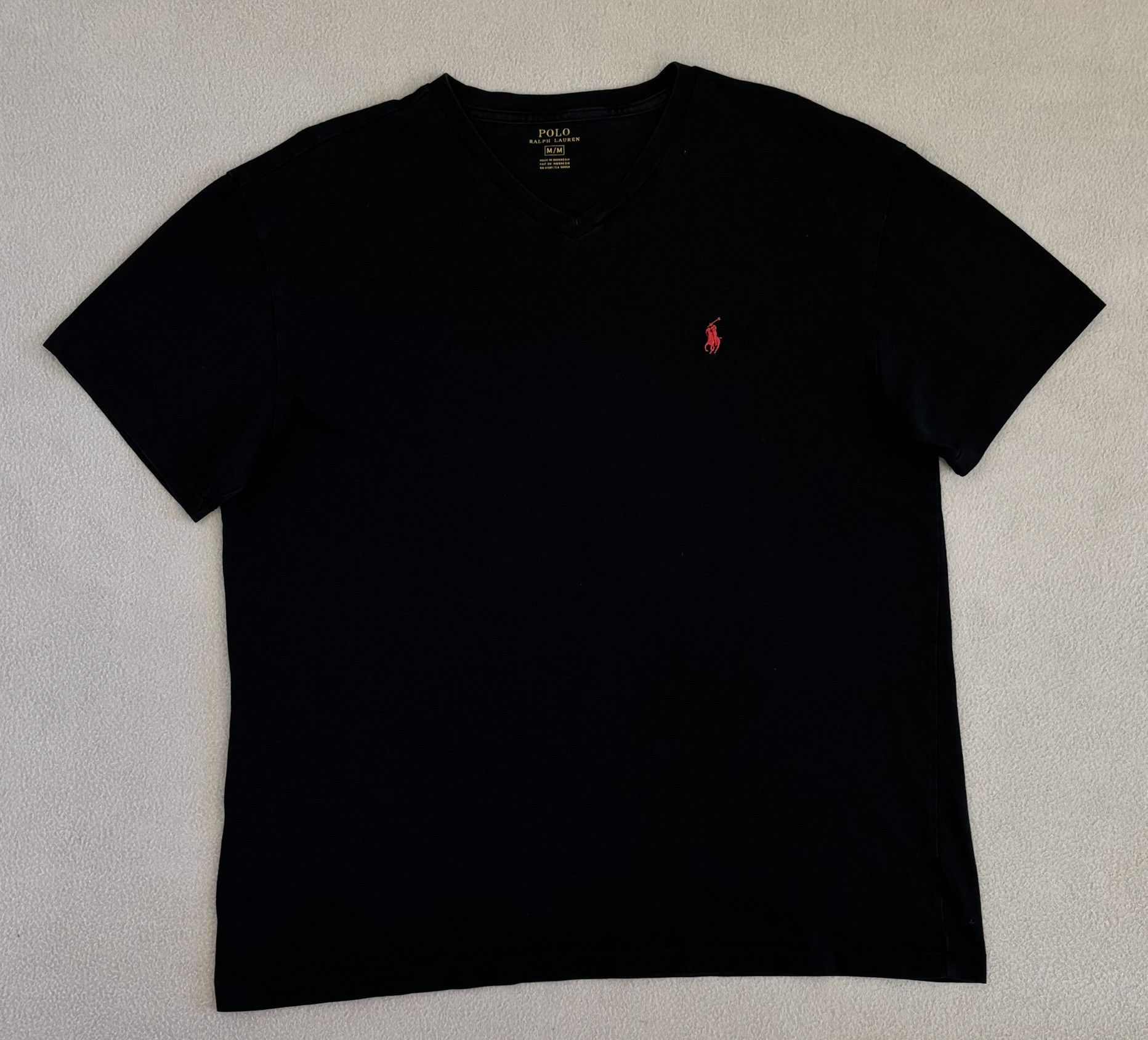 Polo Ralph Lauren Polo Ralph Lauren V-neck T-Shirt Black Large Size US L / EU 52-54 / 3 - 5 Thumbnail