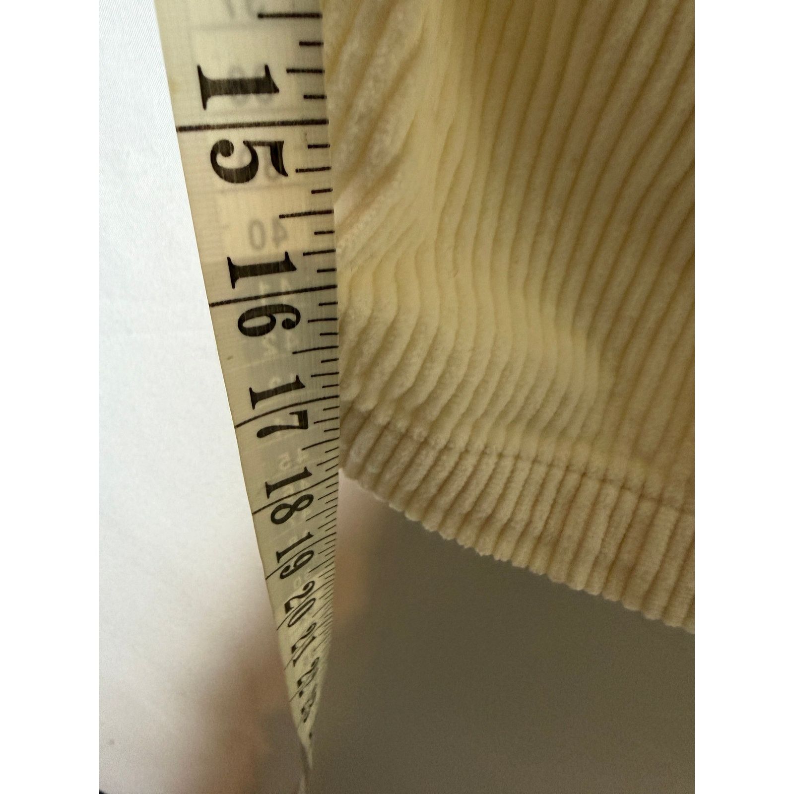 Other Egg Trading London white corduroy baggy barrel short pants Size 26" / US 2 / IT 38 - 4 Thumbnail