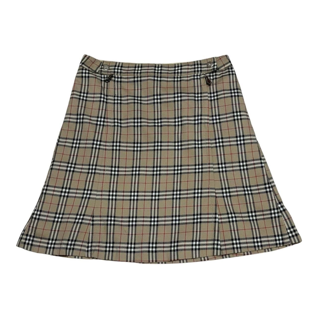 Burberry Burberry Blue Label Nova Check Mini Skirt | Wool Blend | 36 Size 27" / US 4 / IT 40 - 1 Thumbnail