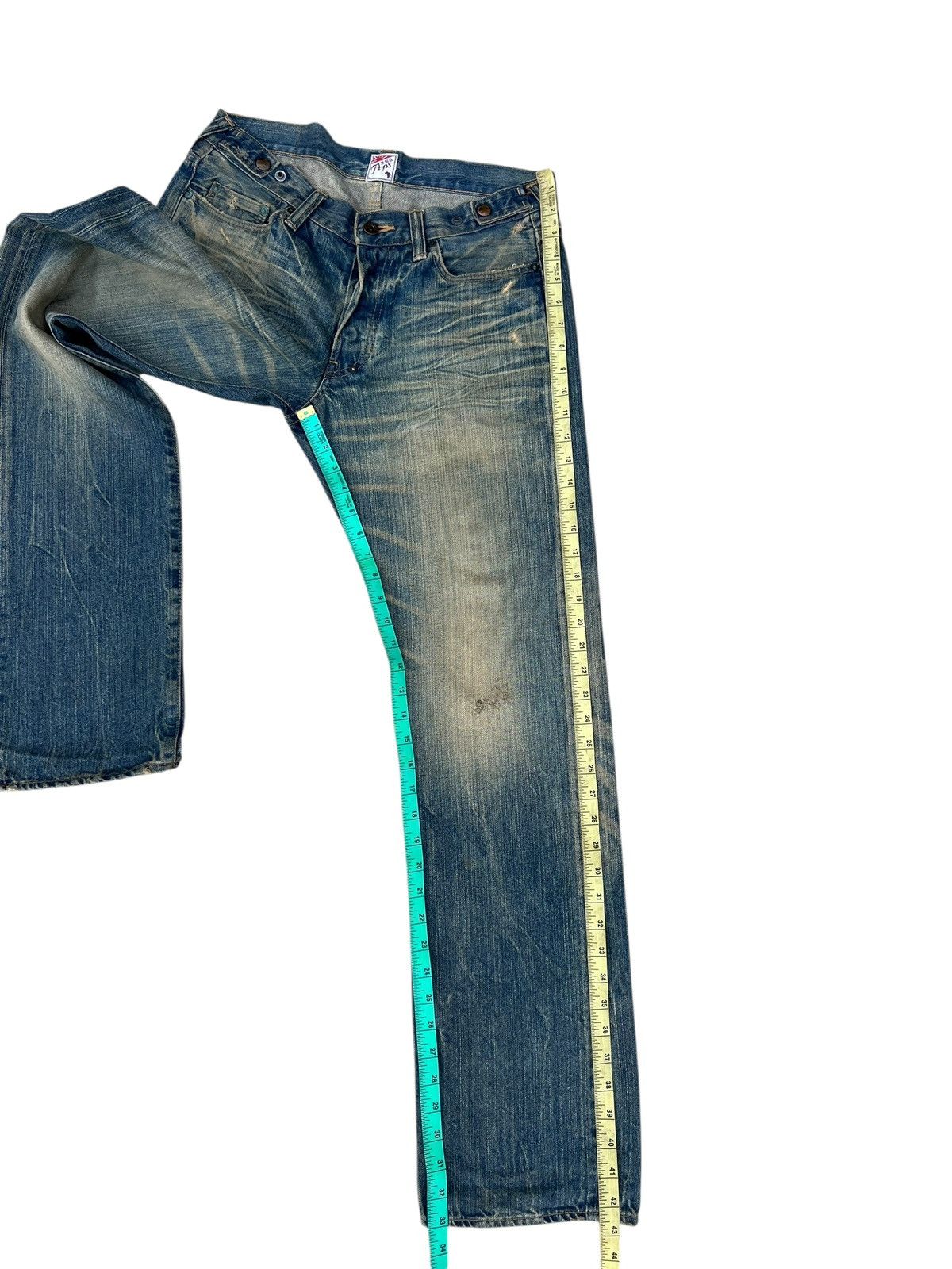 Prps PRPS P47P42X Mud Wash Denim Distressed Jeans Size US 30 / EU 46 - 6 Thumbnail