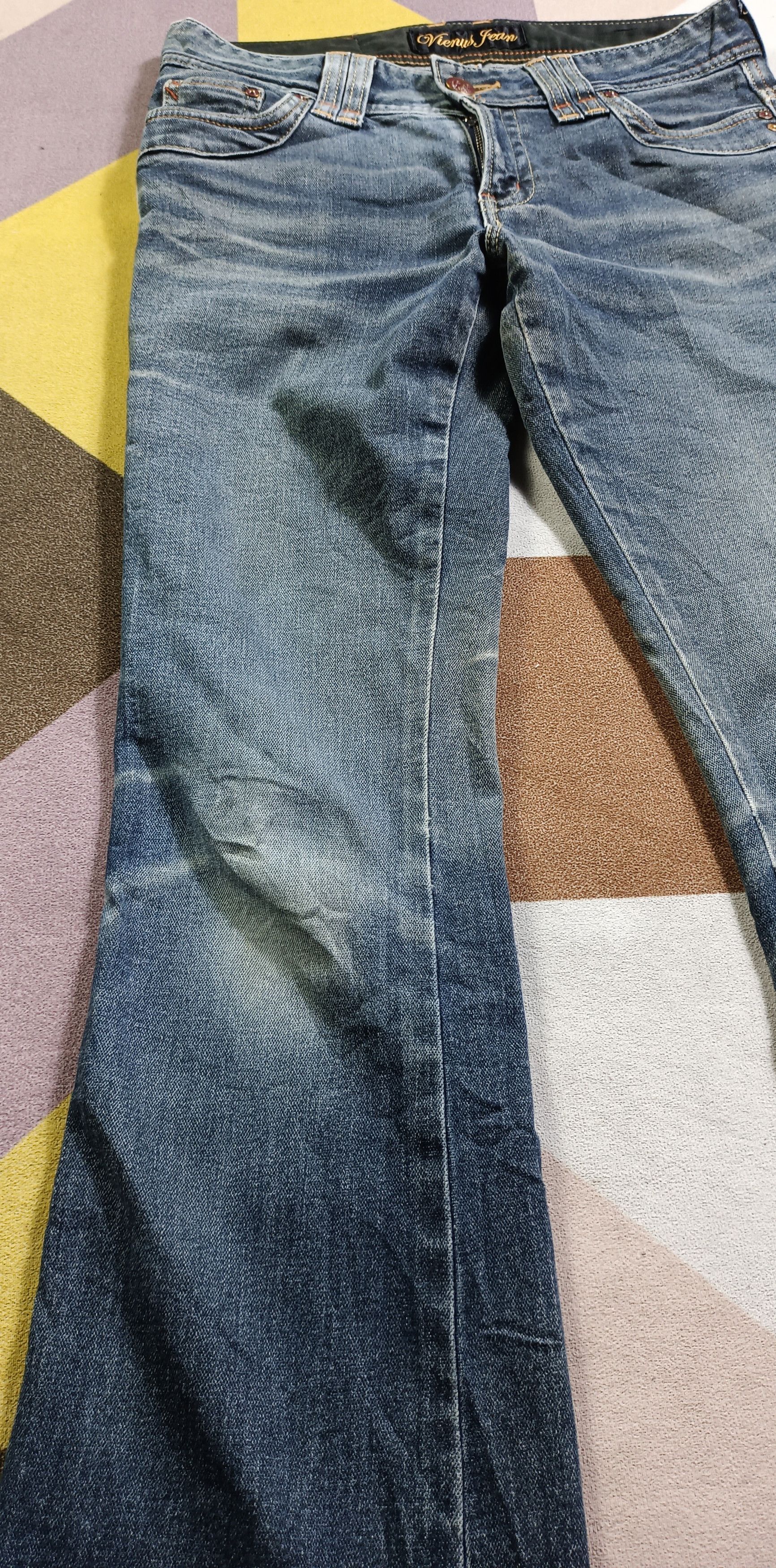 Edwin × If Six Was Nine Vintage🔥 Edwin Something "Vienus" Flare Distresssed Denim Size US 30 / EU 46 - 7 Thumbnail