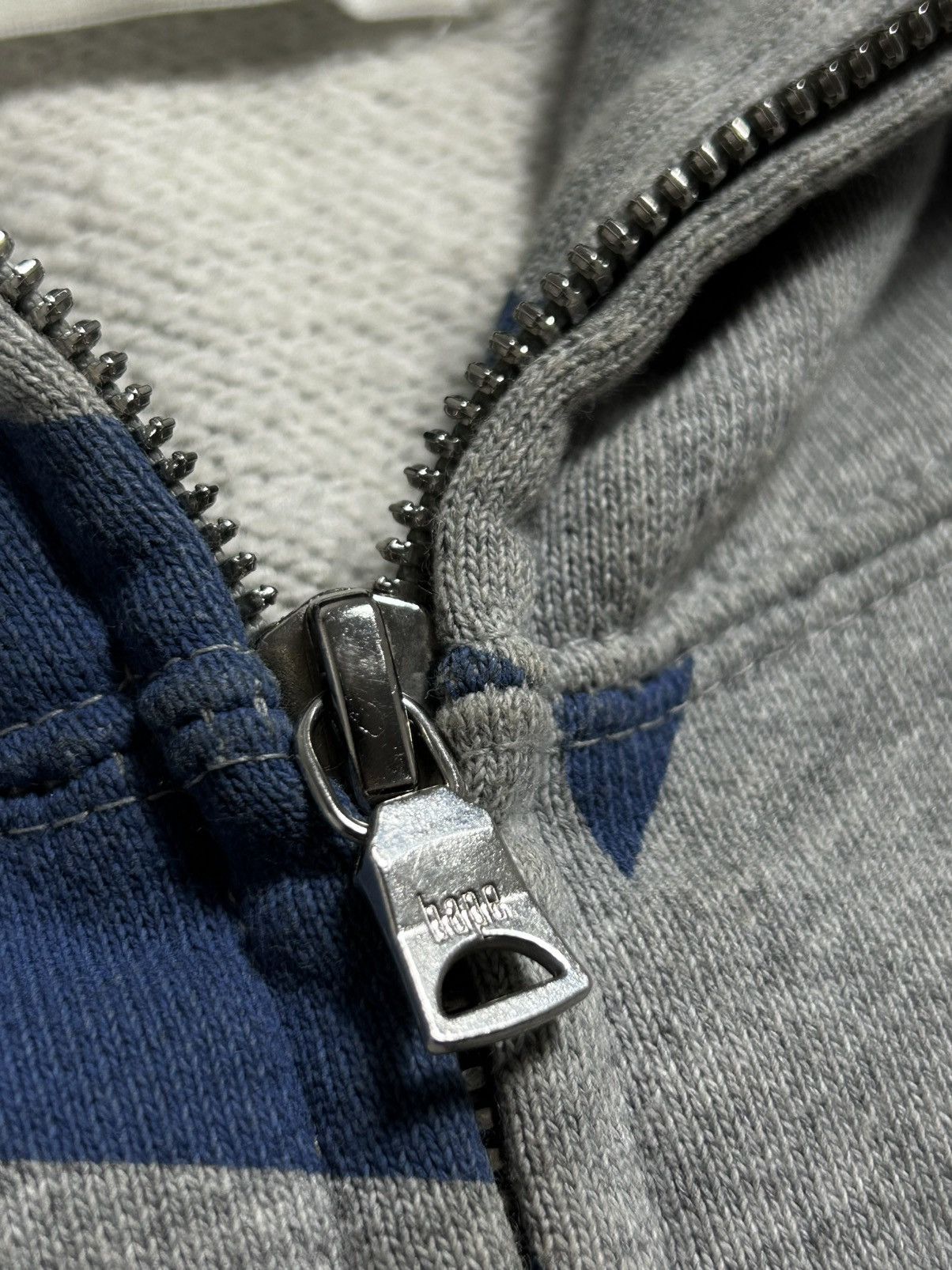 Bape Bape sta zip hoodie grey blue full zip vintage Nigo Era Size US L / EU 52-54 / 3 - 4 Thumbnail