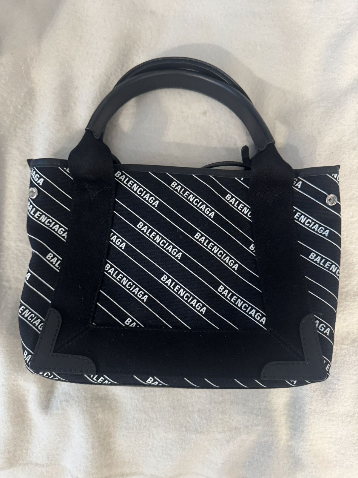 Balenciaga Balenciaga canvas logi mini tote Size ONE SIZE - 1 Thumbnail