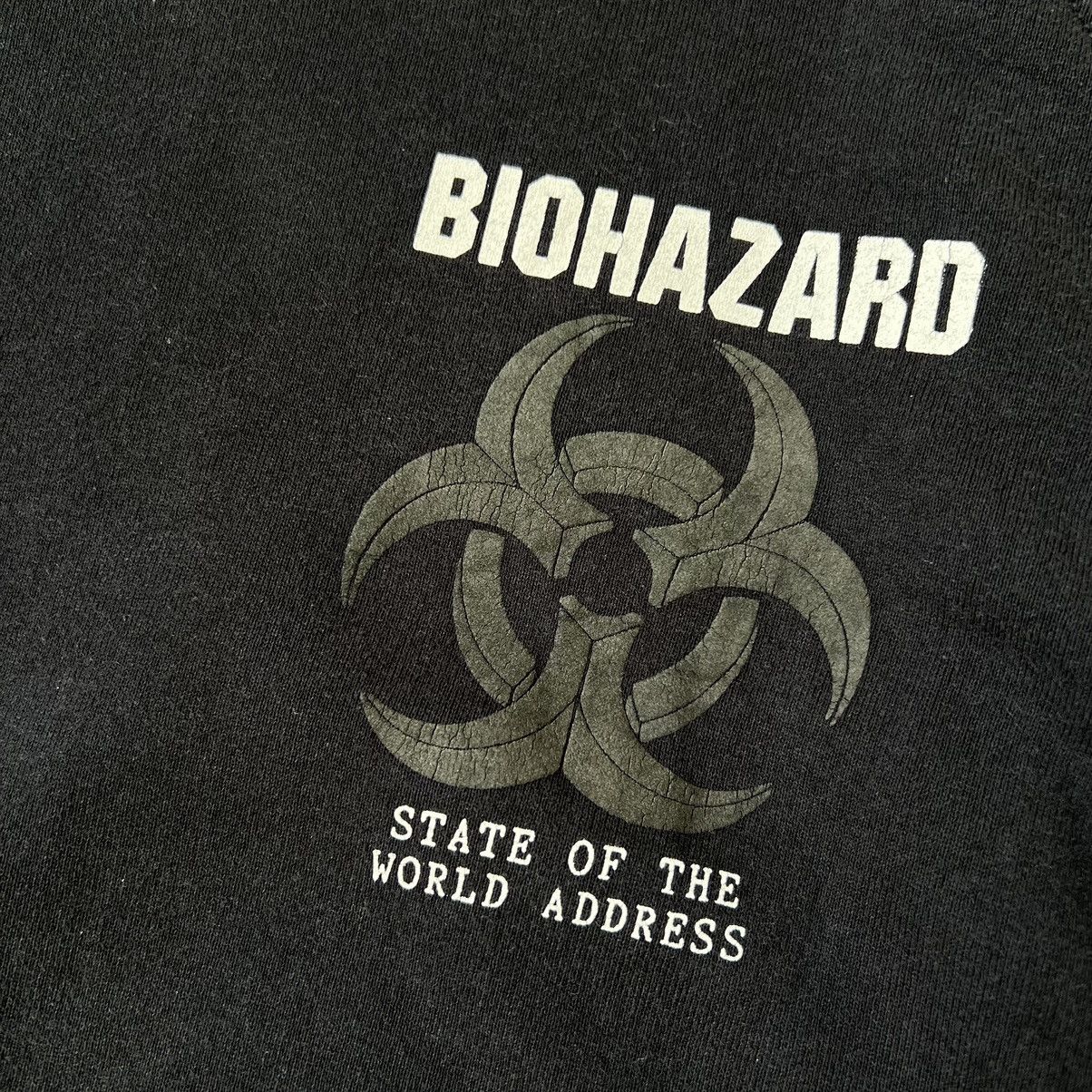 Band Tees Vintage 90s Biohazard State of the world address 1994 hooded Size US XL / EU 56 / 4 - 5 Thumbnail