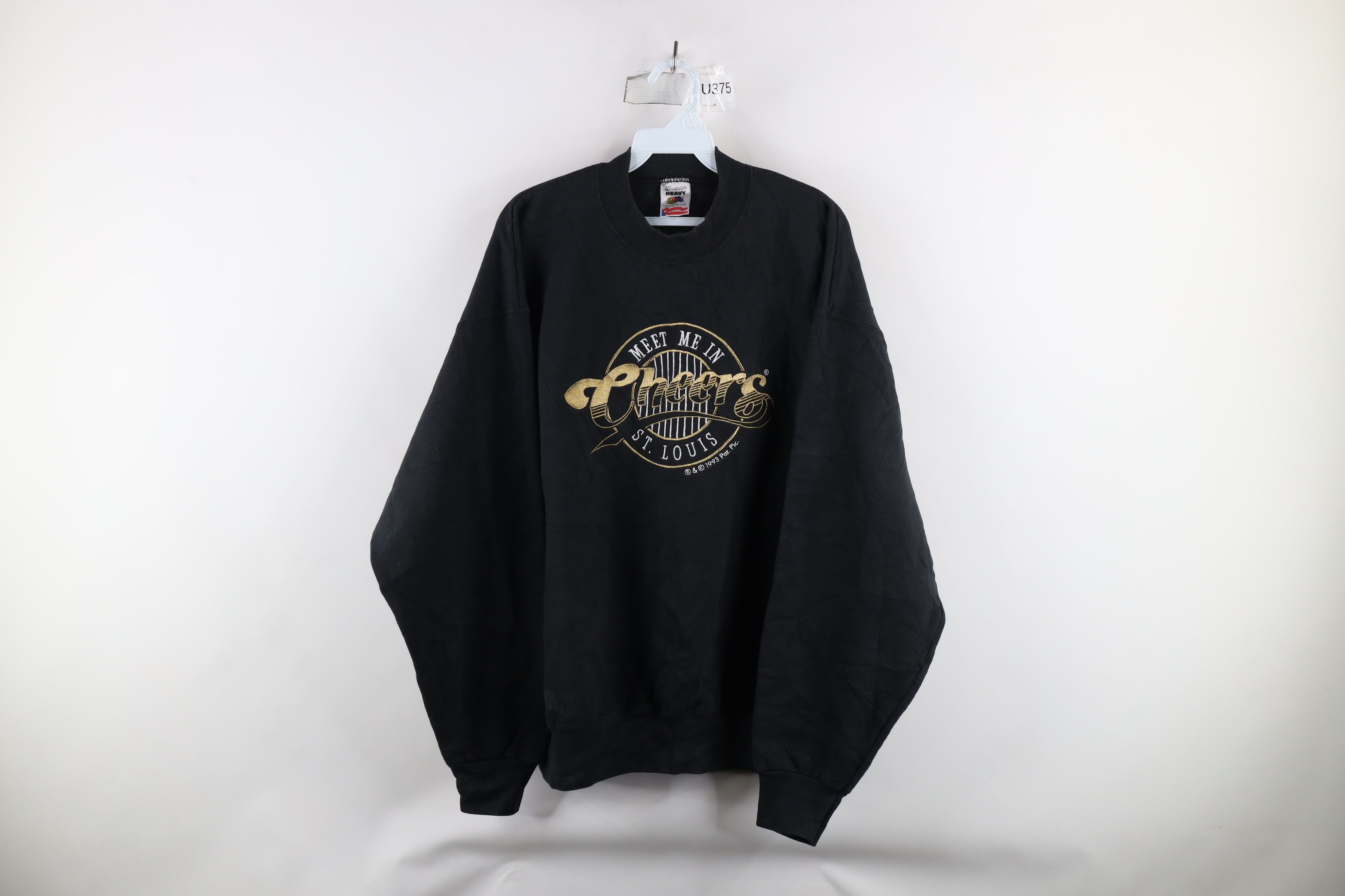 Vintage Vintage 90s Meet Me In St Louis Cheers Bar Sweatshirt USA Size US XL / EU 56 / 4 - 1 Thumbnail