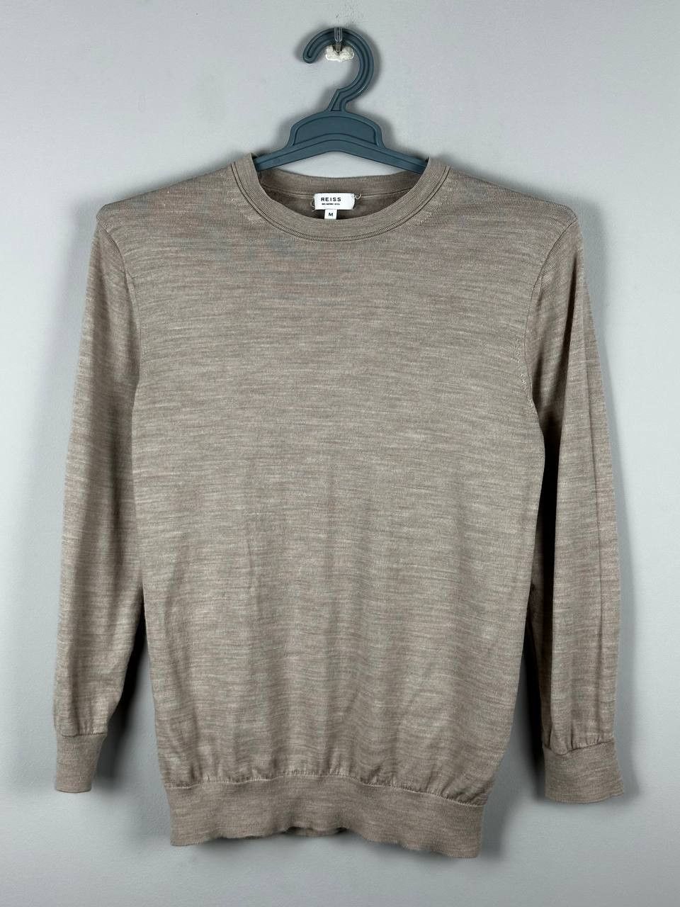 Reiss Reiss Beige Merino Wool Sweater Pullover Size US M / EU 48-50 / 2 - 2 Thumbnail