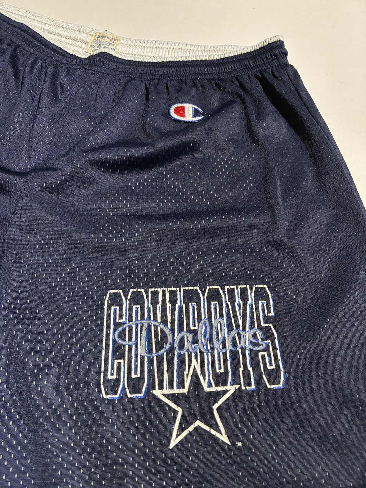 Champion Vintage 90s Champion Cowboys Reversible Mesh Shorts USA Size US 32 / EU 48 - 7 Thumbnail