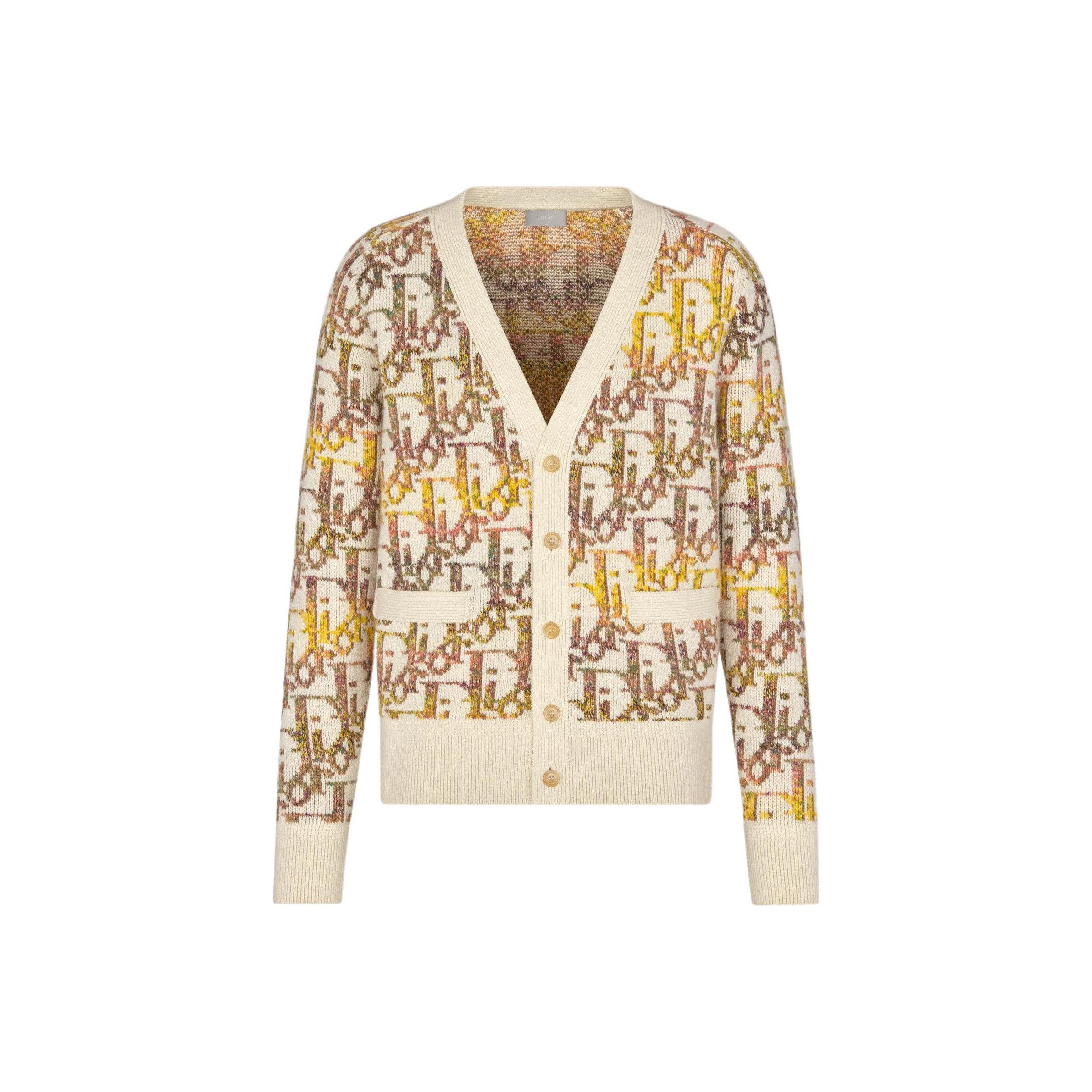 Dior DIOR Oblique Logo Jacquard Knit Cardigan Size XS Size US XS / EU 42 / 0 - 1 Thumbnail