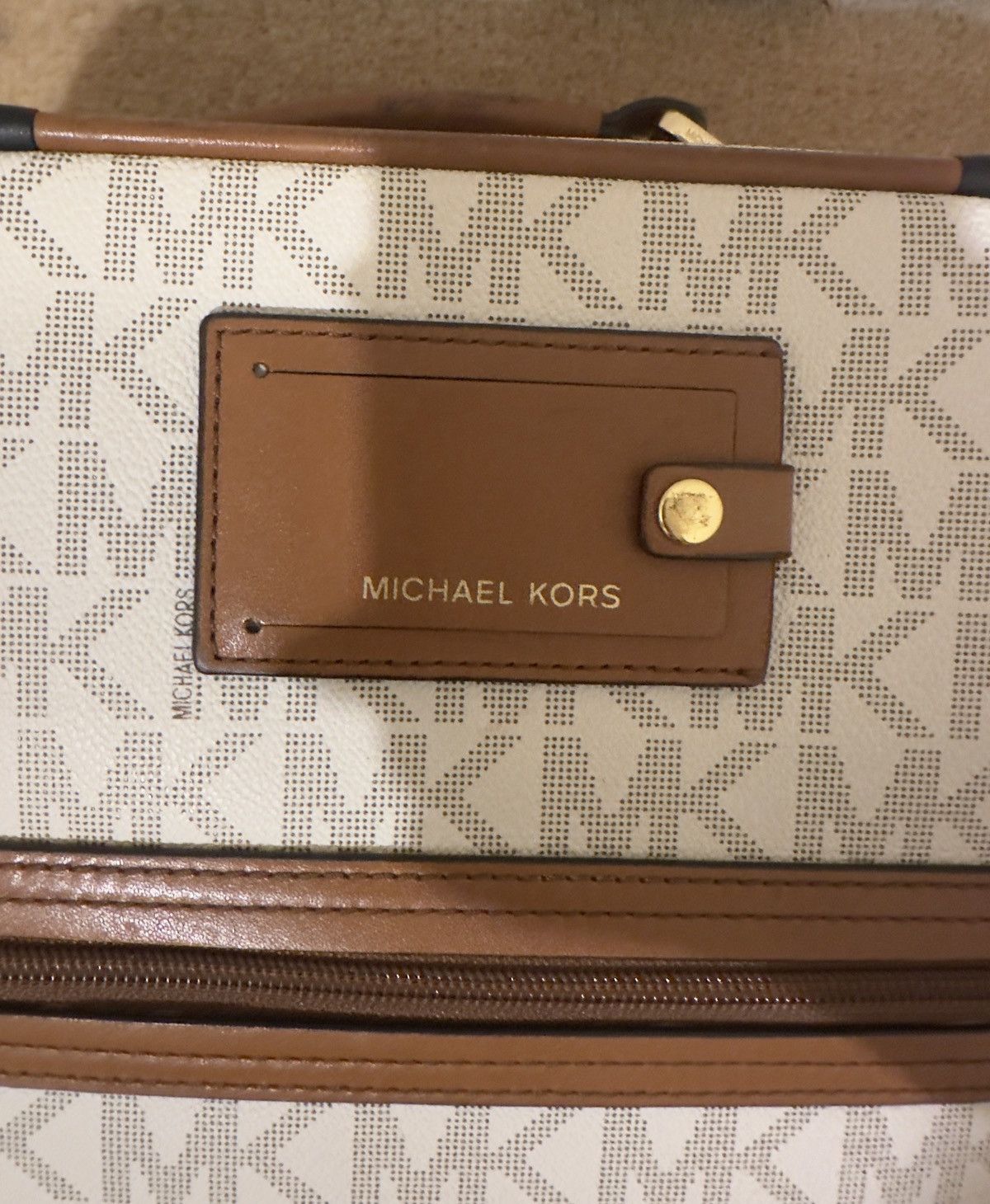 Michael Kors Michael Kors Logo Hardcase Suitcase Size ONE SIZE - 9 Thumbnail