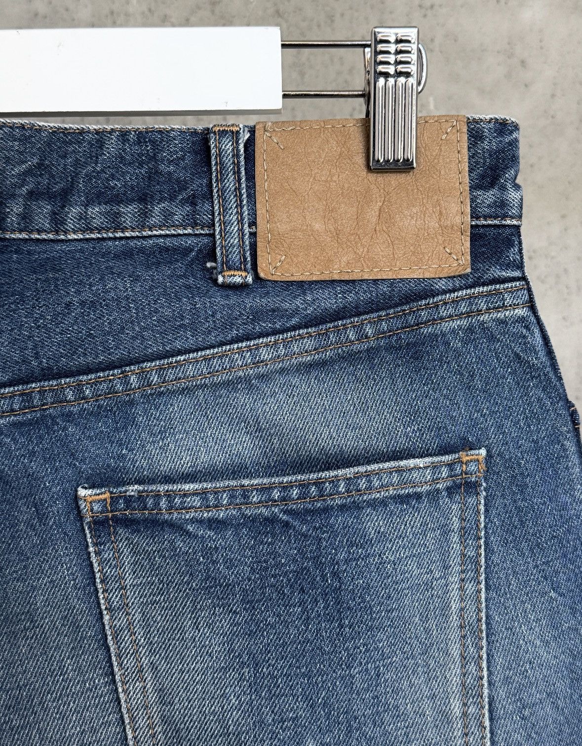 Celine Celine by Hedi Slimane Mid-Rise Flare Pants in Denim SS20 Size 29" - 6 Thumbnail