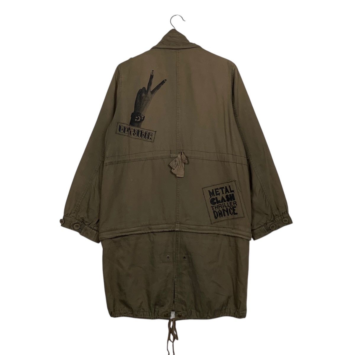 Vintage ☀️Nice design World Wide Love military style parka jacket Size US M / EU 48-50 / 2 - 2 Thumbnail