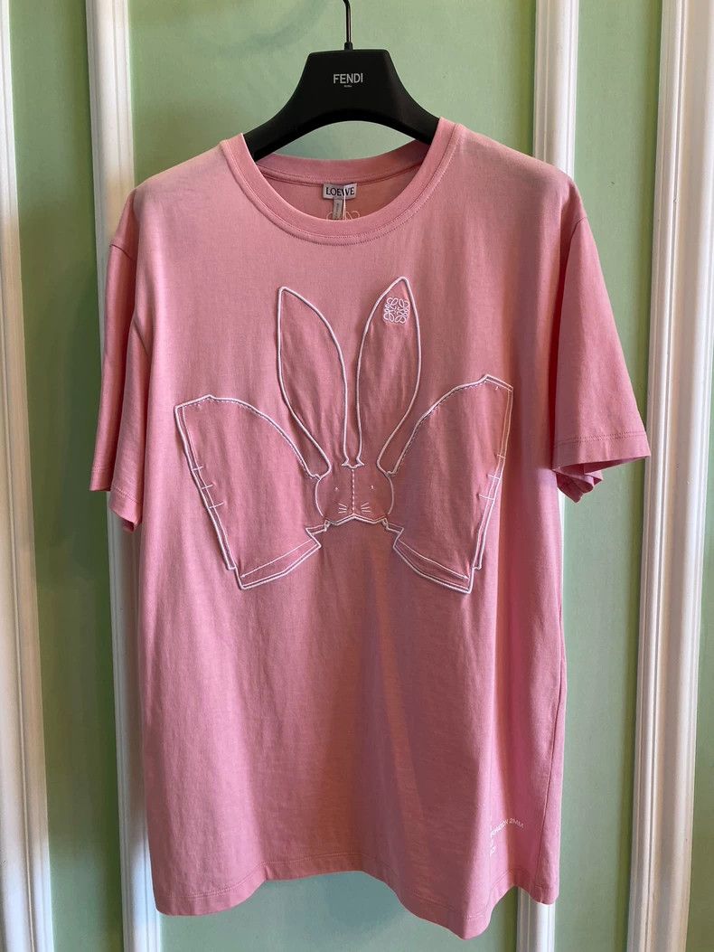 Loewe LOEWE Cartoon rabbit printed short sleeve T-shirt Size XS / US 0-2 / IT 36-38 - 4 Thumbnail