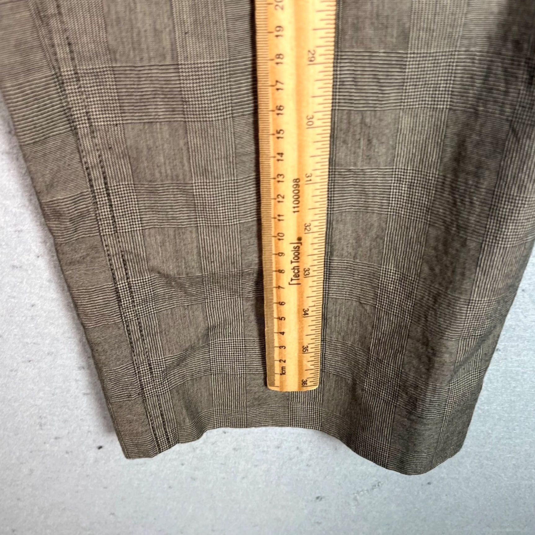Wood Wood VINTAGE Wood Wood Althea Trousers Brown Plaid Pattern Cotton Blend Women’s Size 36 Size 25" / US 0 / IT 36 - 6 Thumbnail