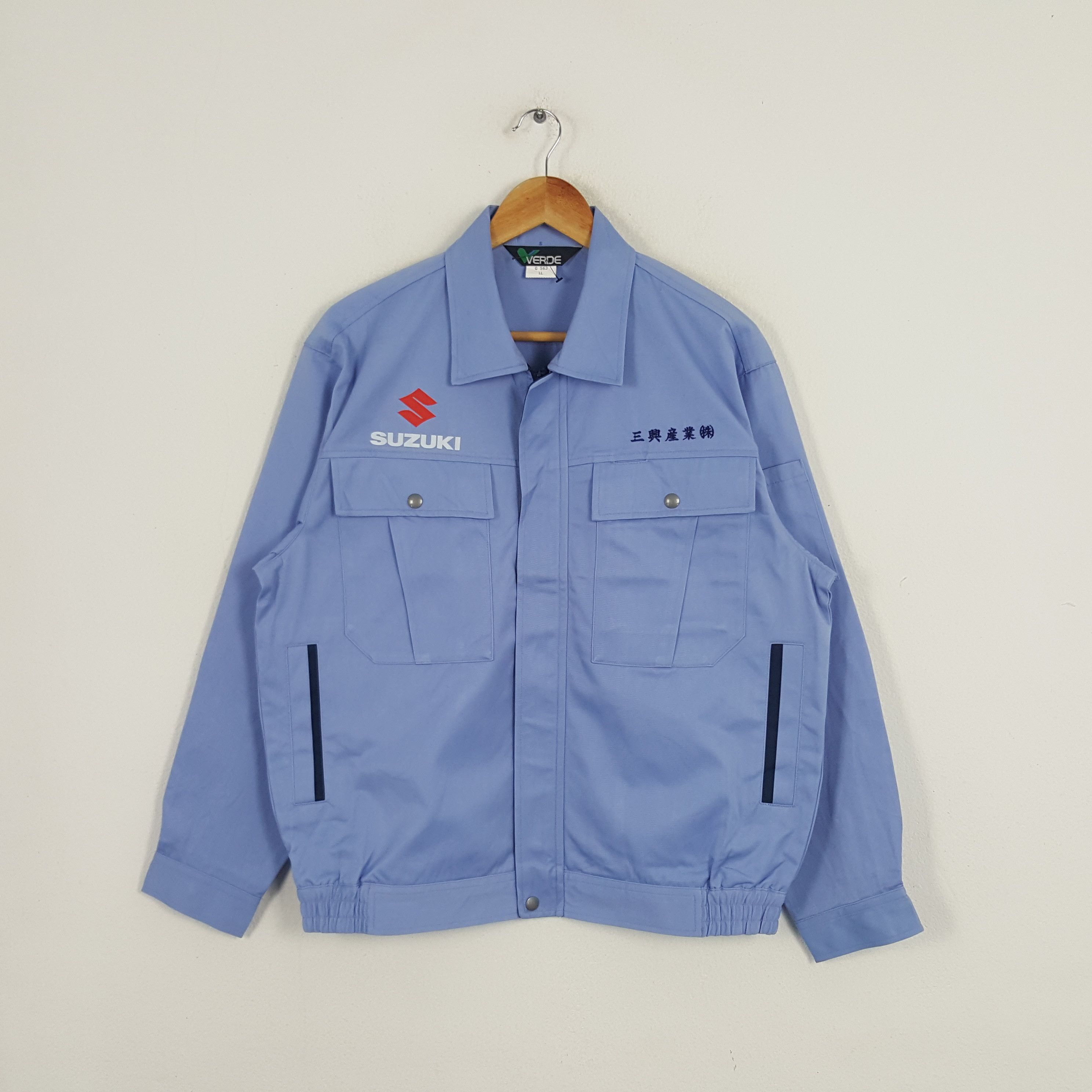Japanese Brand × Vintage Vintage Suzuki Japanese Motorsports Team Custom Jacket Size US L / EU 52-54 / 3 - 3 Thumbnail