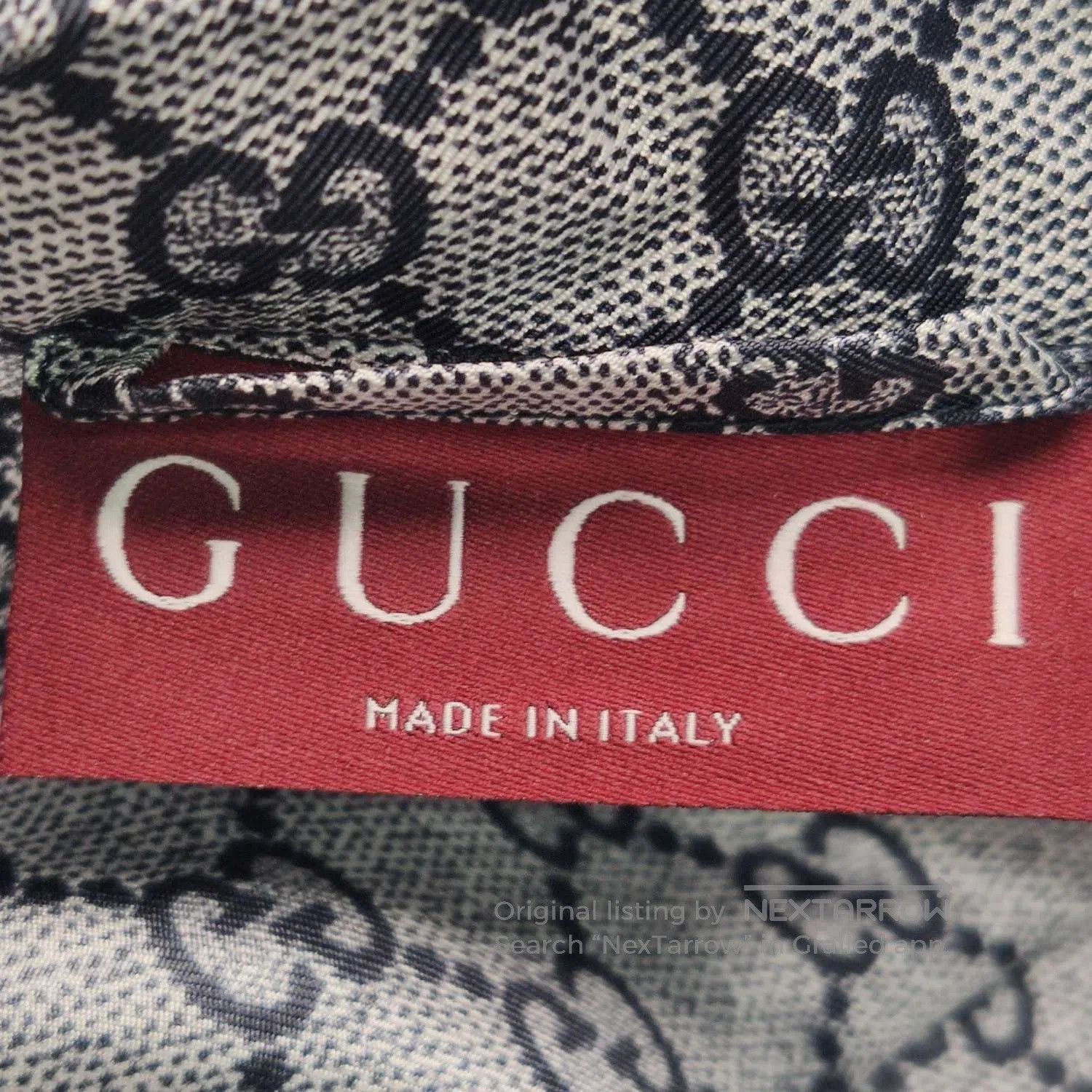 Gucci Gucci GG Monogram Silk Lapel Collar Long. Size US M / EU 48-50 / 2 - 2 Thumbnail