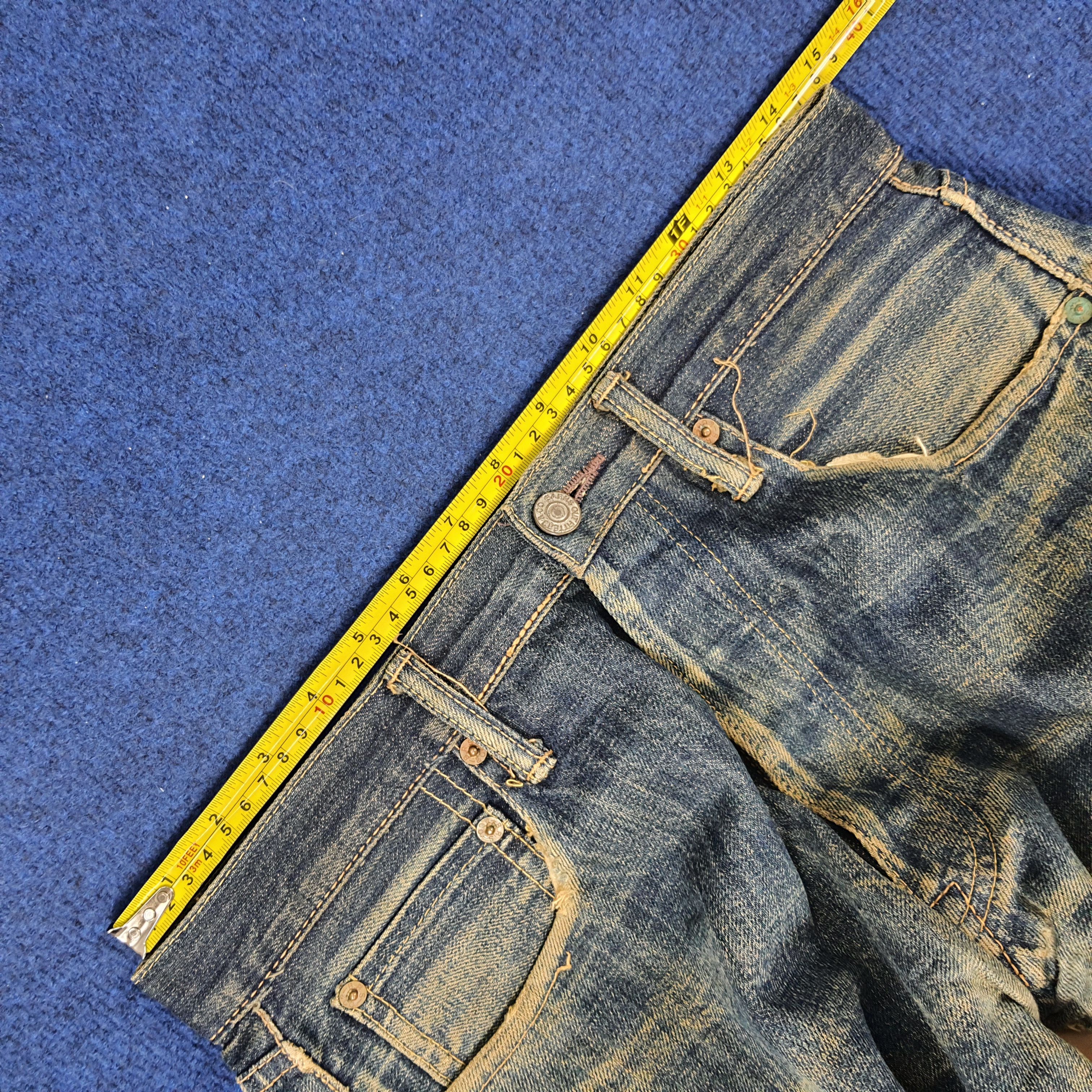 BARNS OUTFITTERS × Japanese Brand × Vintage Vintage Barns Selvedge Japanese Brand Repaired Jeans Size US 28 / EU 44 - 11 Thumbnail