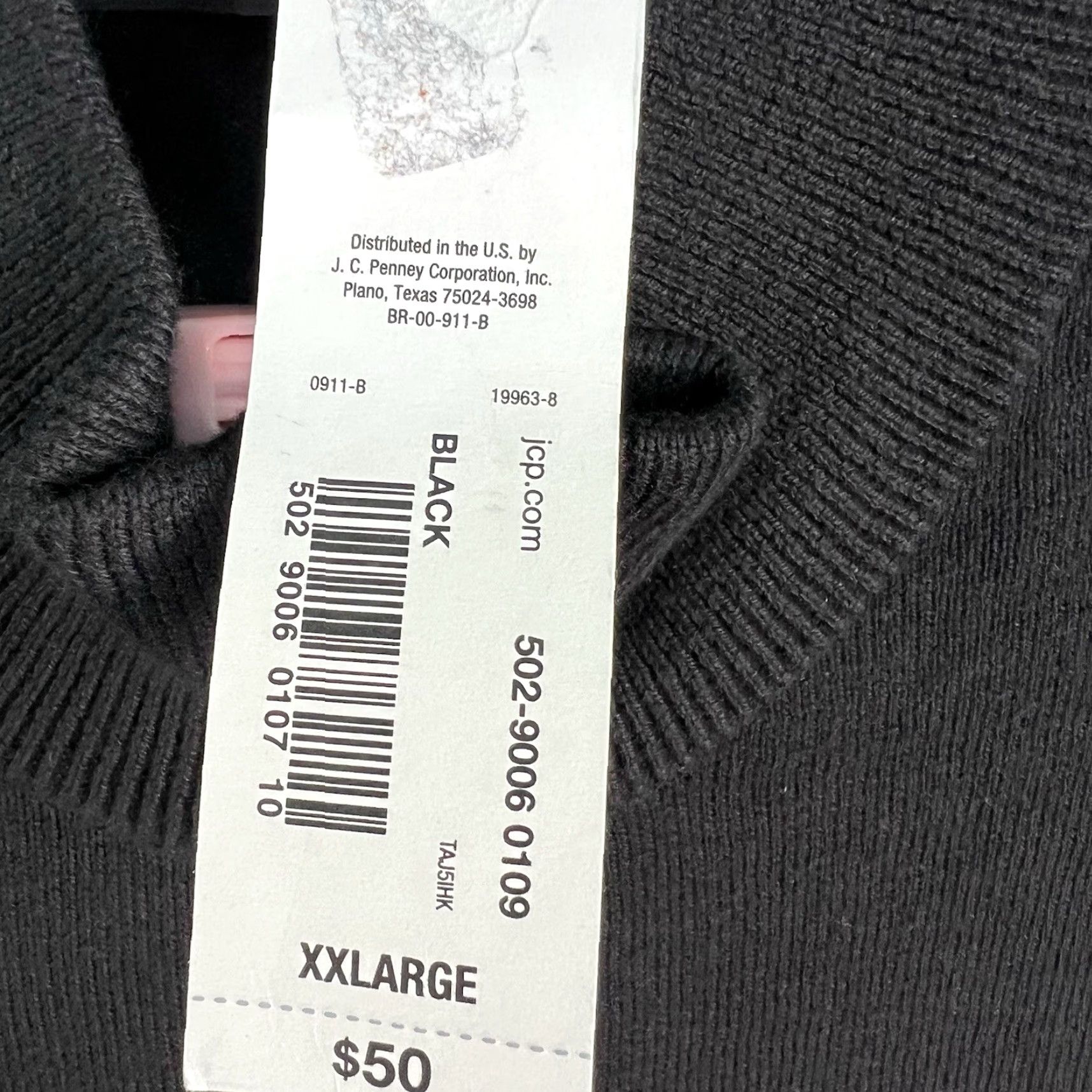 Liz Claiborne VINTAGE Claiborne Full Zip Sweater Men’s 2XL Black NWT Size US XXL / EU 58 / 5 - 3 Thumbnail