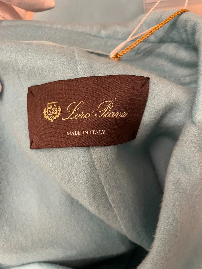 Loro Piana LORO PIANA Blue cashmere coat Size S / US 4 / IT 40 - 3 Thumbnail