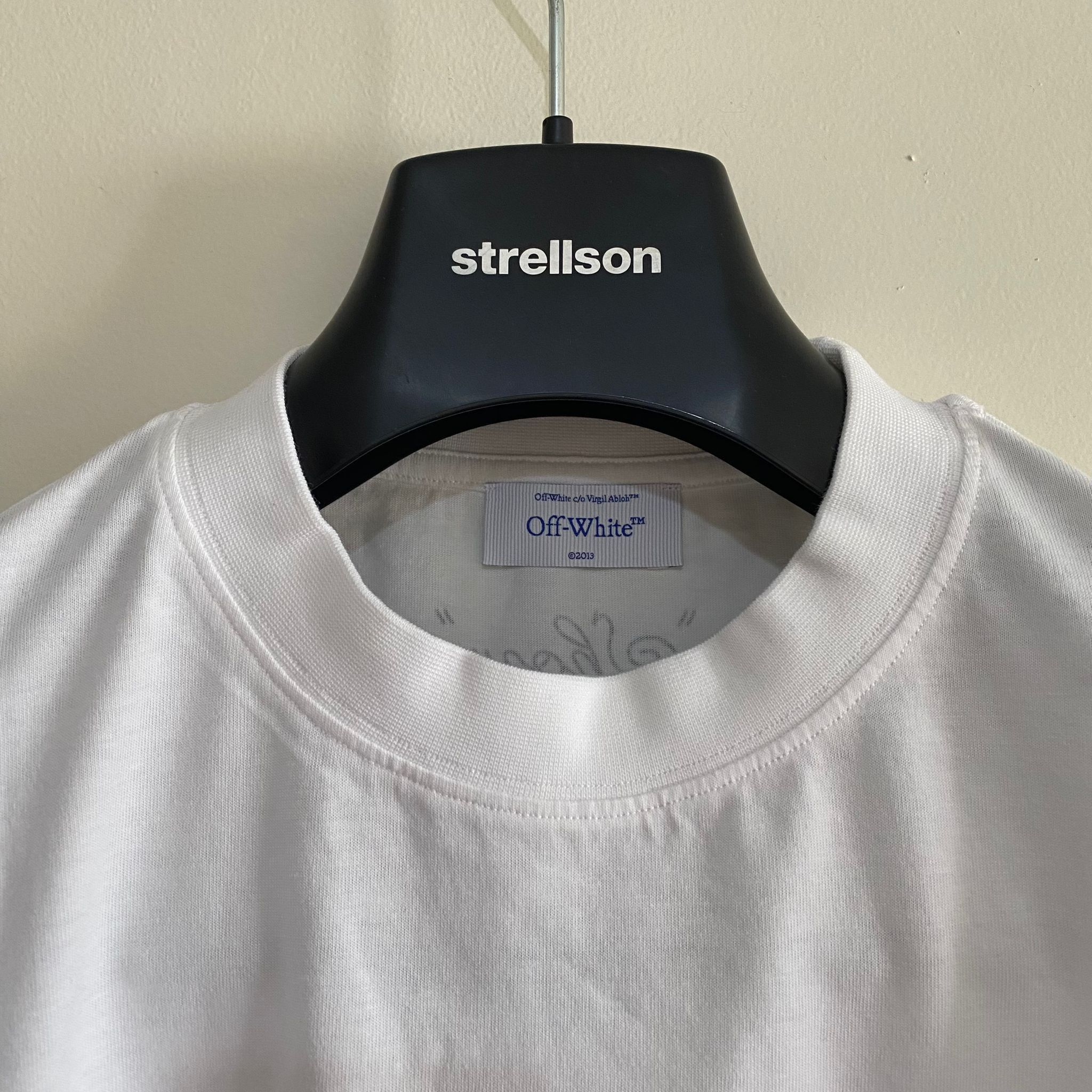 Off-White White Ask Legal Arrows Oversized Skate T-Shirt Size US XS / EU 42 / 0 - 7 Thumbnail