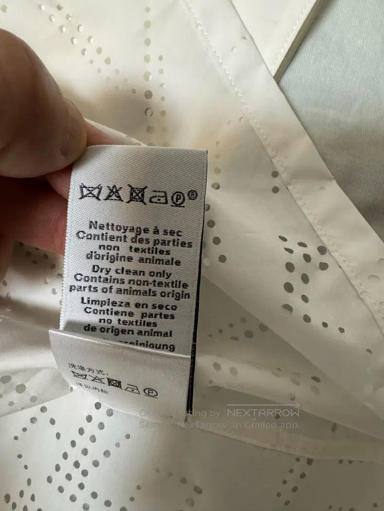 Hermes Hermes Shirt with special process fabric, hollow, light an Size US XXS / EU 40 - 9 Thumbnail