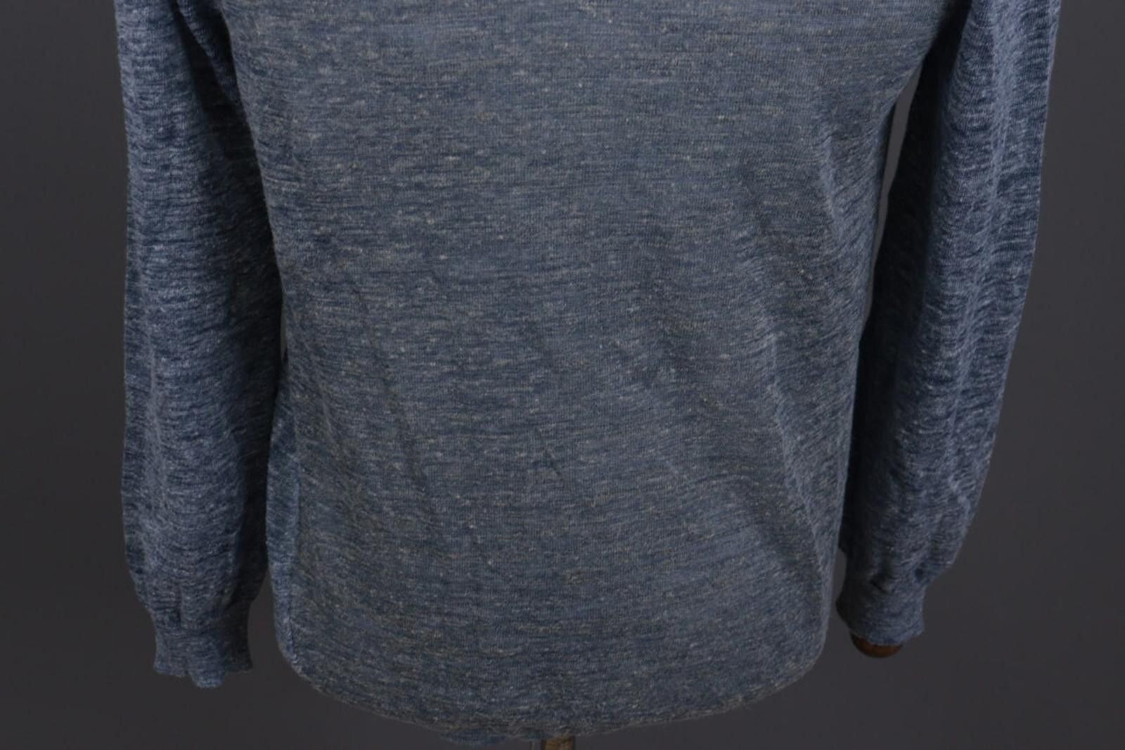 CLOSED Closed Blue Linen Knit Cardigan Sweater Size M Size US M / EU 48-50 / 2 - 9 Thumbnail
