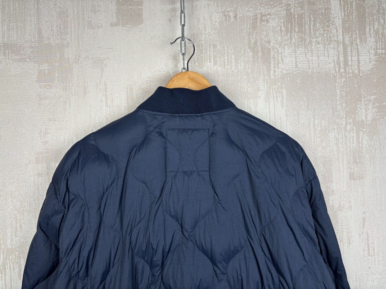 Tommy Jeans Tommy Jeans (Hilfiger) Quilted Down Jacket Navy Snap Button Size US XL / EU 56 / 4 - 17 Thumbnail