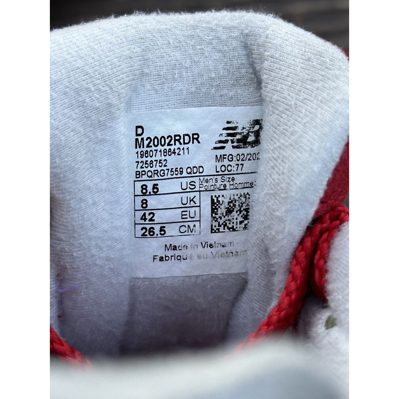 New Balance New Balance 2002R Team Red - Size 8.5 Size US 8.5 / EU 41-42 - 7 Thumbnail