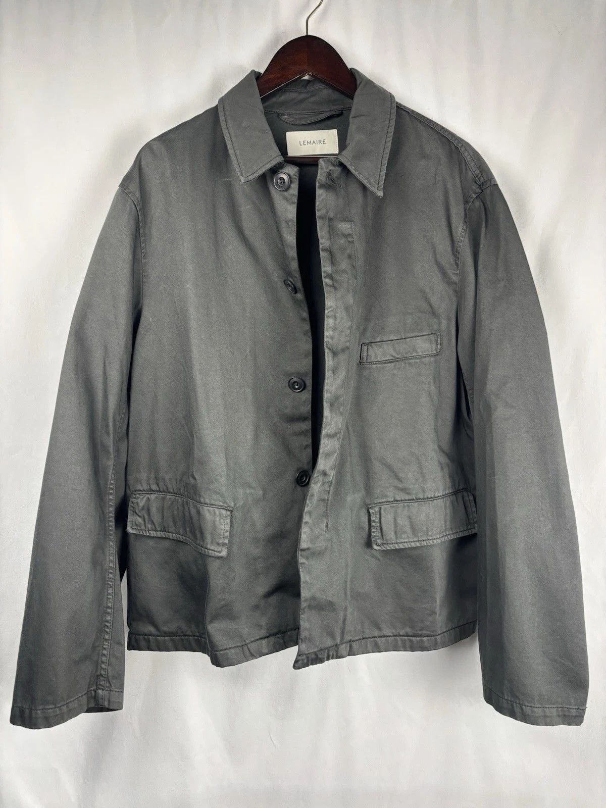 Lemaire Workwear Jacket - Midnight Green Size US M / EU 48-50 / 2 - 8 Thumbnail