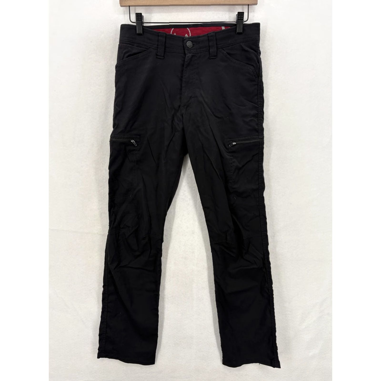 Wrangler Wrangler Outdoor Series Pants Mens 29x30 Black Cargo Straight Leg Stretch Hiking Size US 29 - 2 Thumbnail