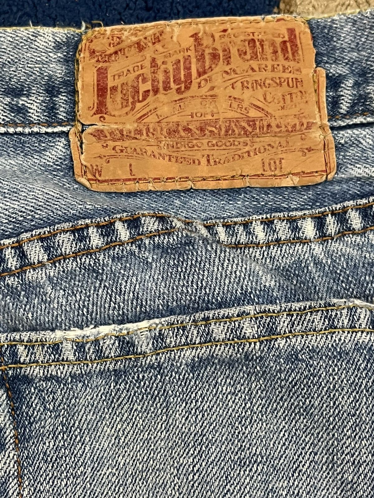 Lucky Brand Vintage Lucky Brand Baggy Bootleg Denim Size US 34 / EU 50 - 12 Thumbnail