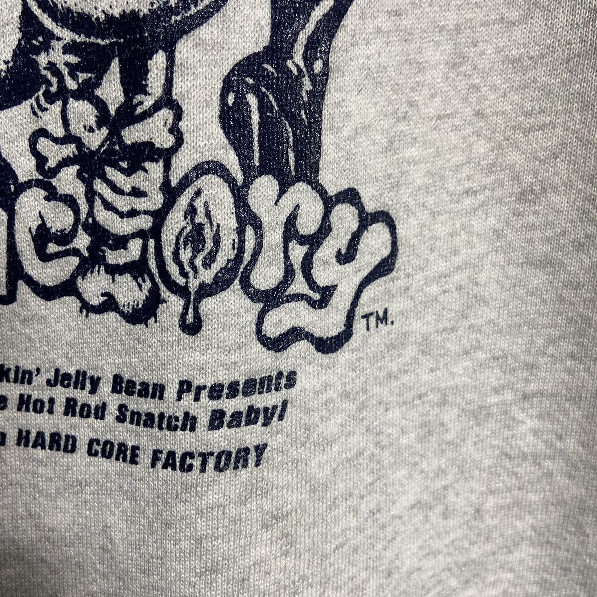Vintage Vintage 90s Hardcore Factory Rockin’ Jelly Bean Sweatshirt Size US L / EU 52-54 / 3 - 3 Thumbnail