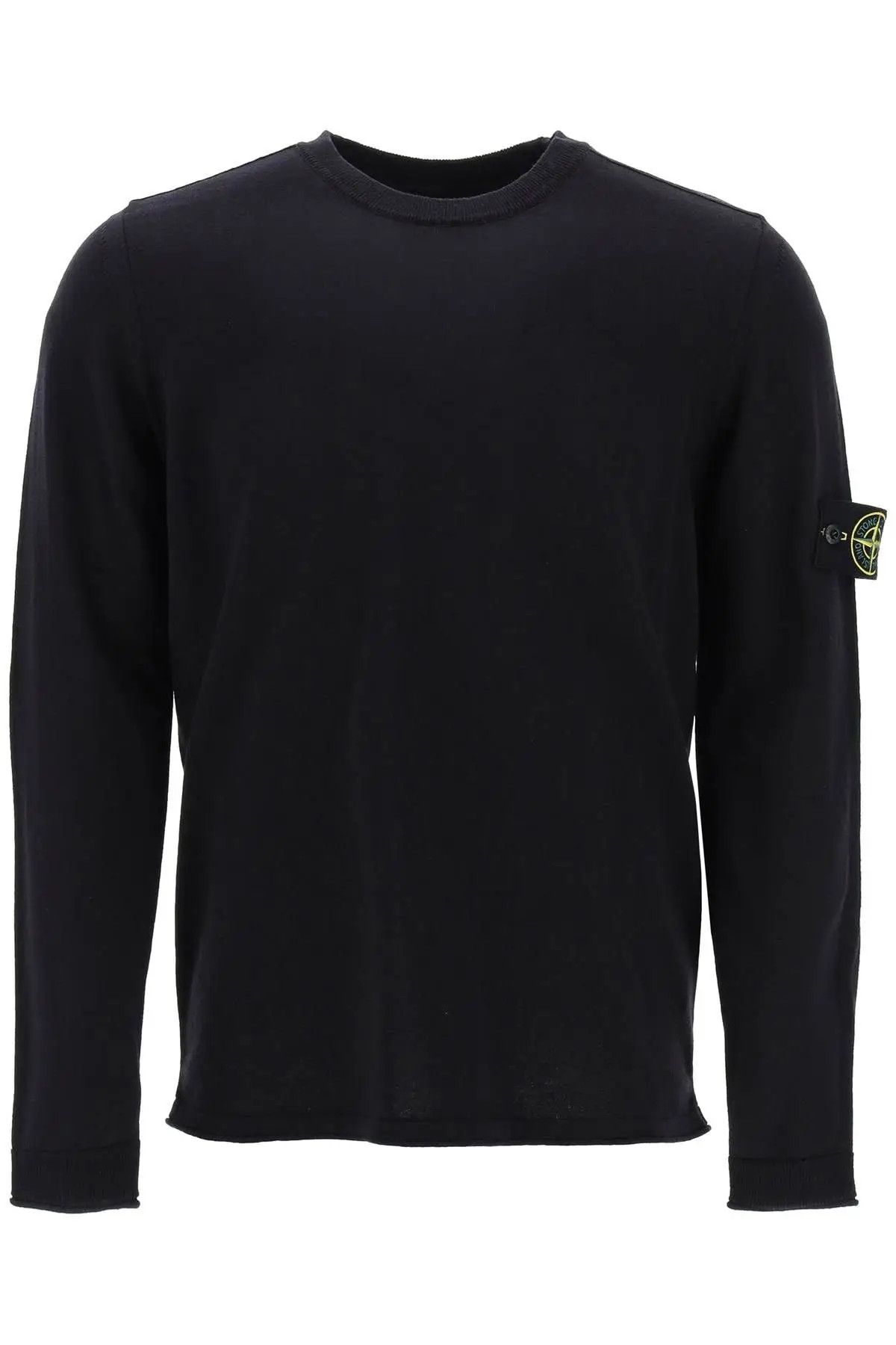 image of Stone Island O1S22I1N0524 Crewneck Sweater In Blue, Men's (Size Small)