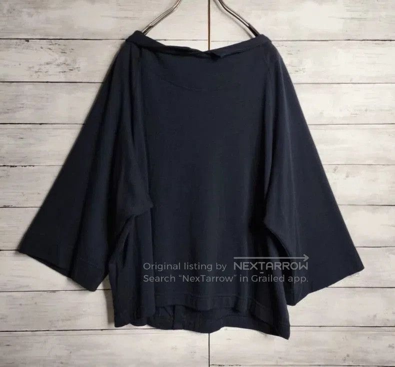 Yohji Yamamoto Yohji Yamamoto Wiz Cotton 3/4 Sleeve Top Size US M / EU 48-50 / 2 - 2 Thumbnail