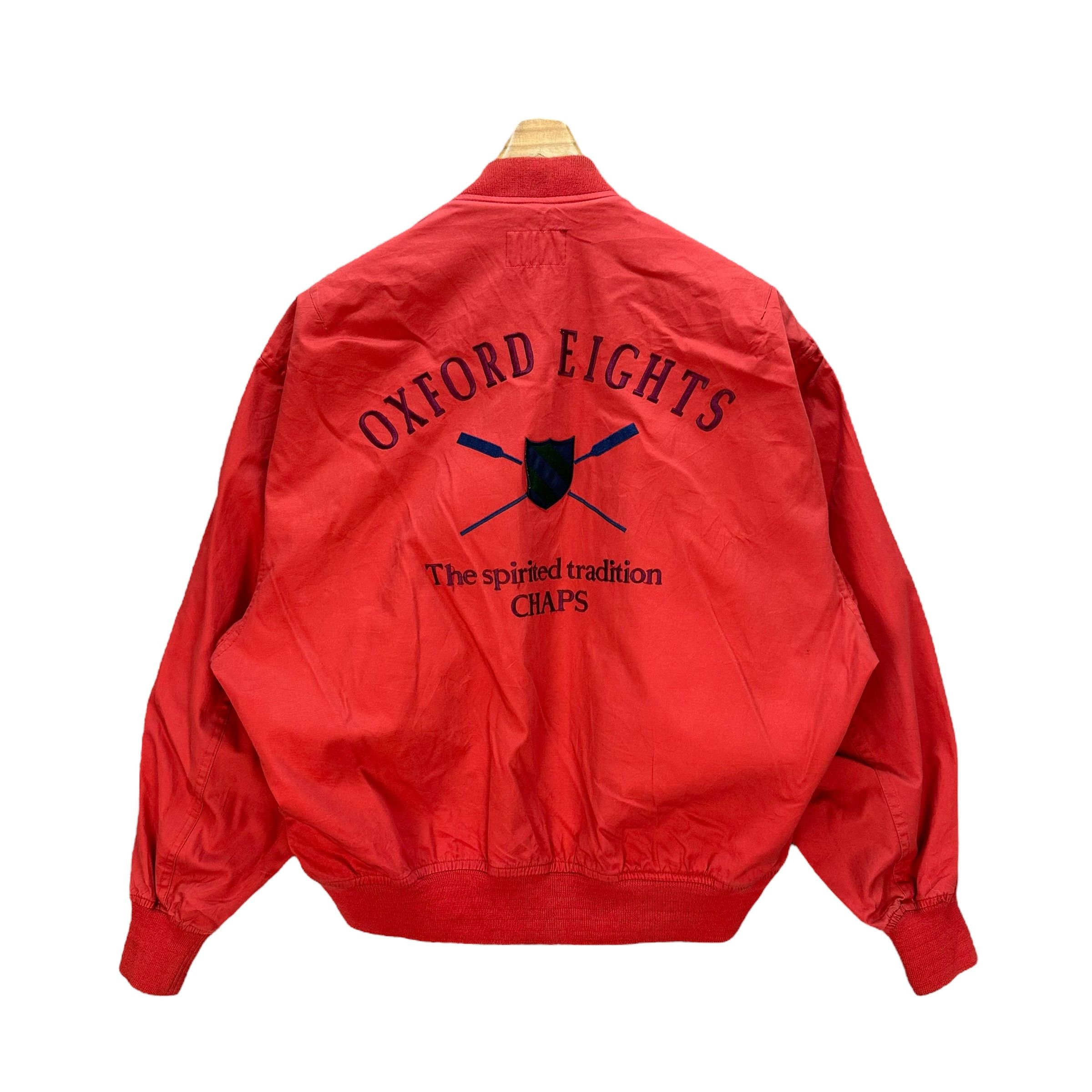 Chaps Ralph Lauren CHAPS RALPH LAUREN Oxford Eight Logo Bomber Jacket #109-1471 Size US L / EU 52-54 / 3 - 1 Thumbnail