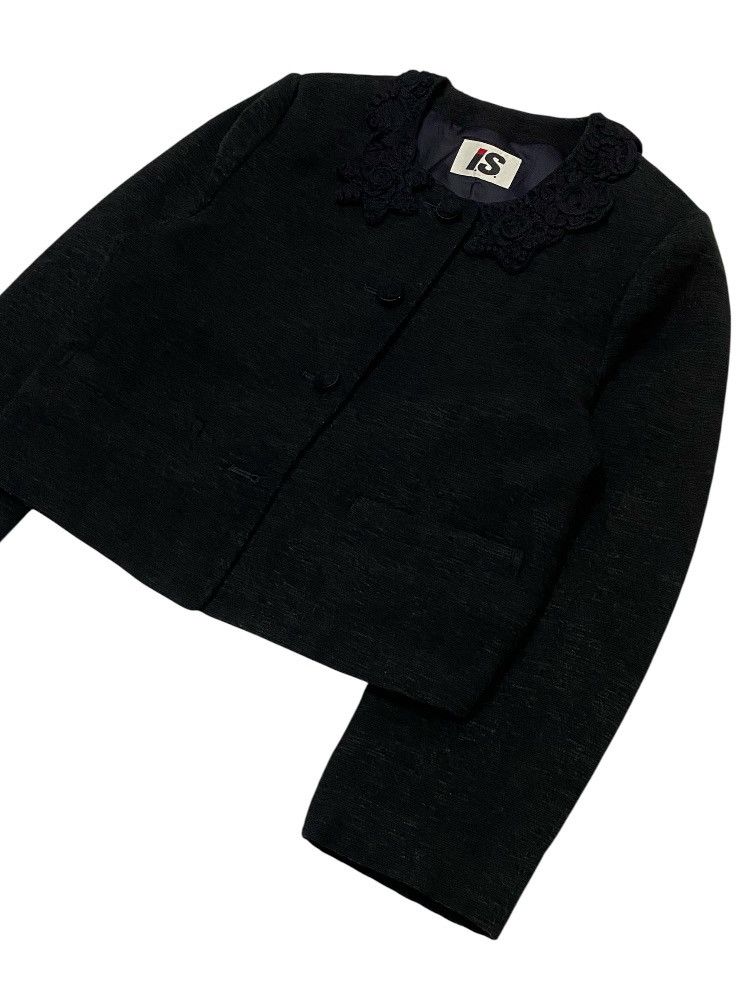 Issey Miyake Vintage Issey Miyake Petite Floral Knit Jacket Size M / US 6-8 / IT 42-44 - 20 Thumbnail